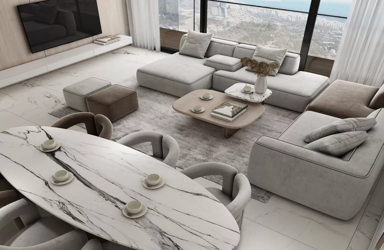 2+1 Daire Seçenekleri | Özdence Hill - Luxury Residence