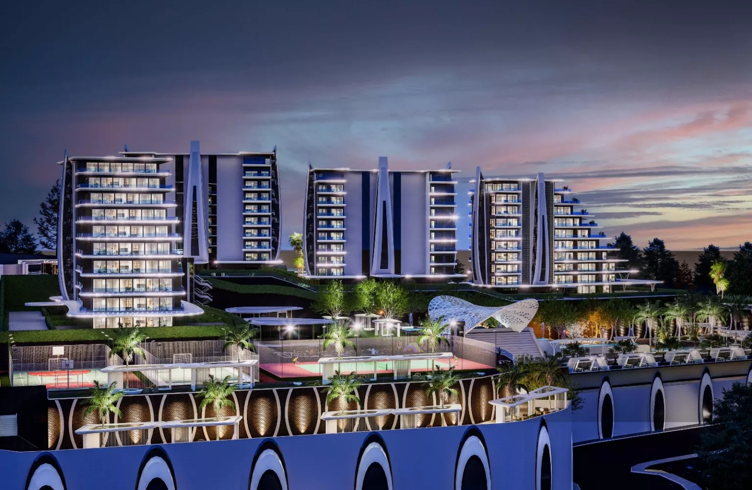 1+1 Daire Seçenekleri | Özdence Hill - Luxury Residence