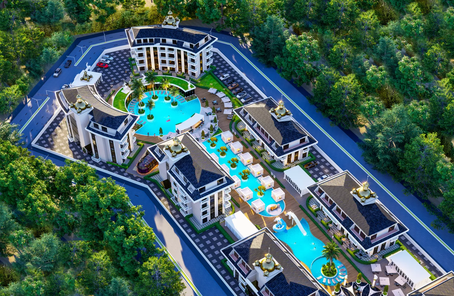 İncekum, Alanya'da deniz manzarasına sahip daireler