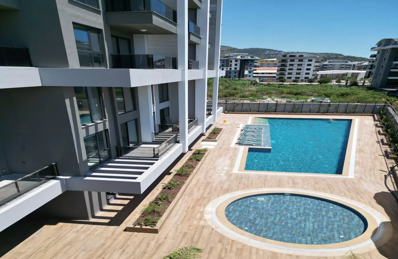 Kargıcak-Alanya'da konut kompleksinde satılık yeni daireler.