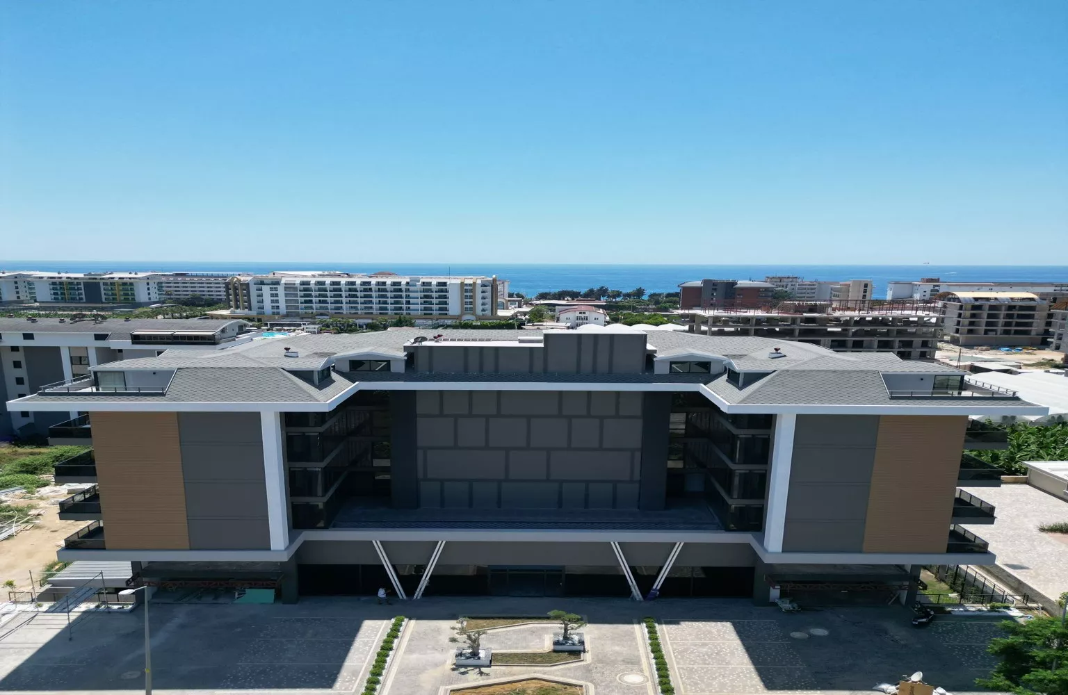 Kargıcak-Alanya'da konut kompleksinde satılık yeni daireler.