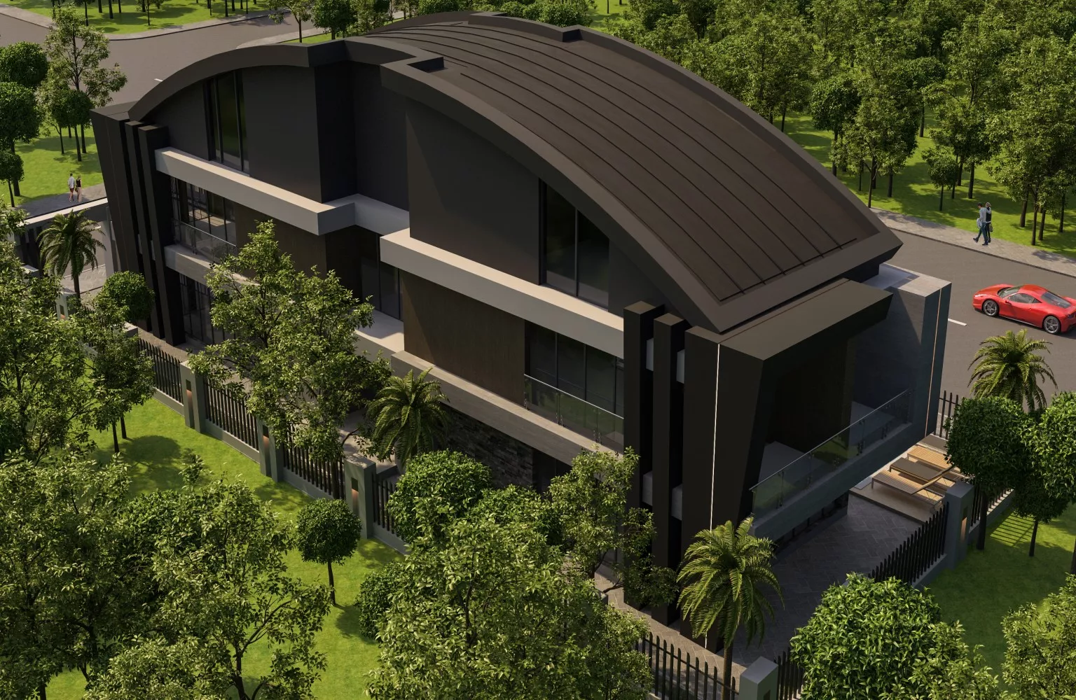 Antalya  Lara'da satılık 1+1 dubleks daireler