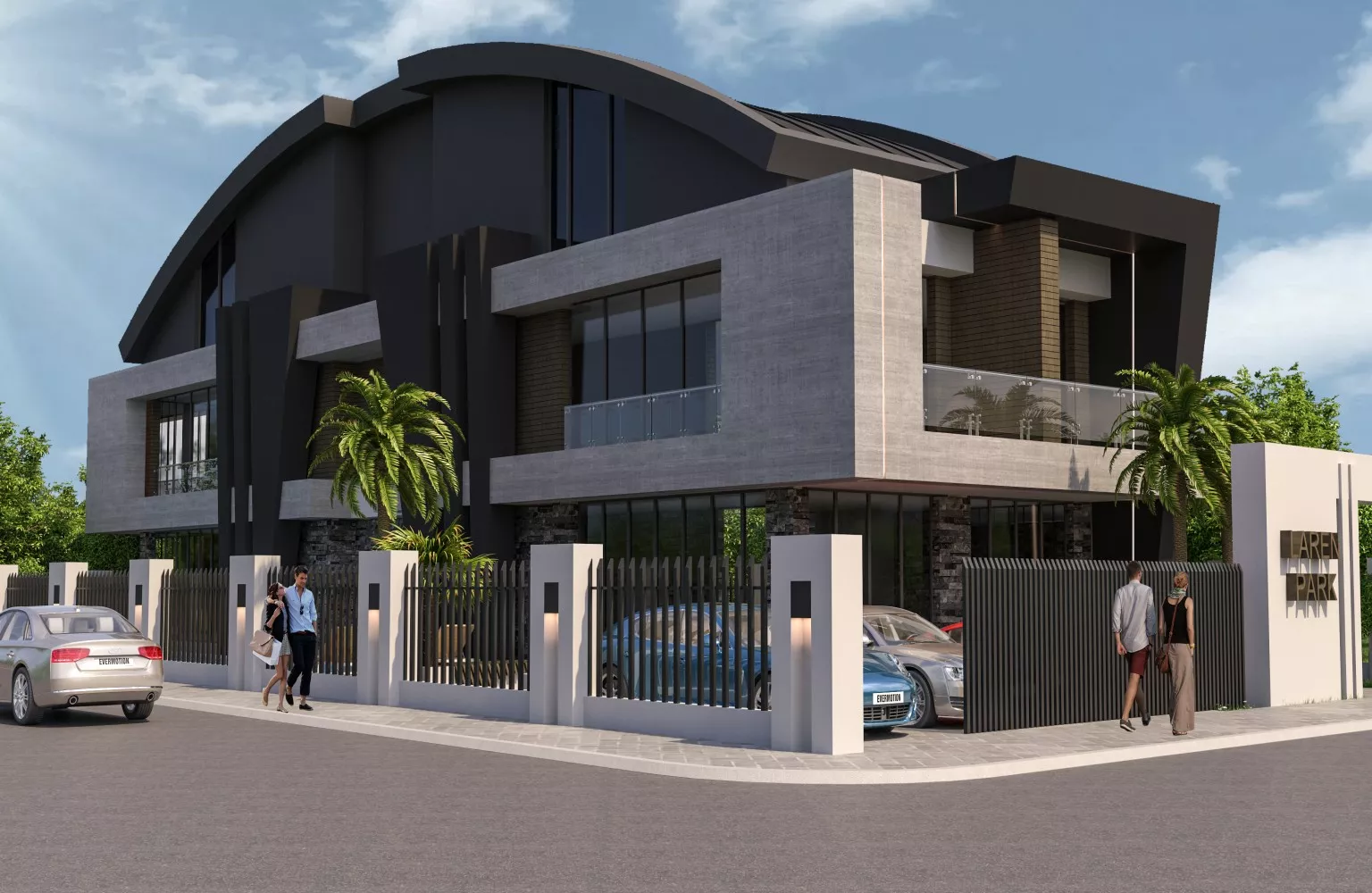 Antalya  Lara'da satılık 1+1 dubleks daireler