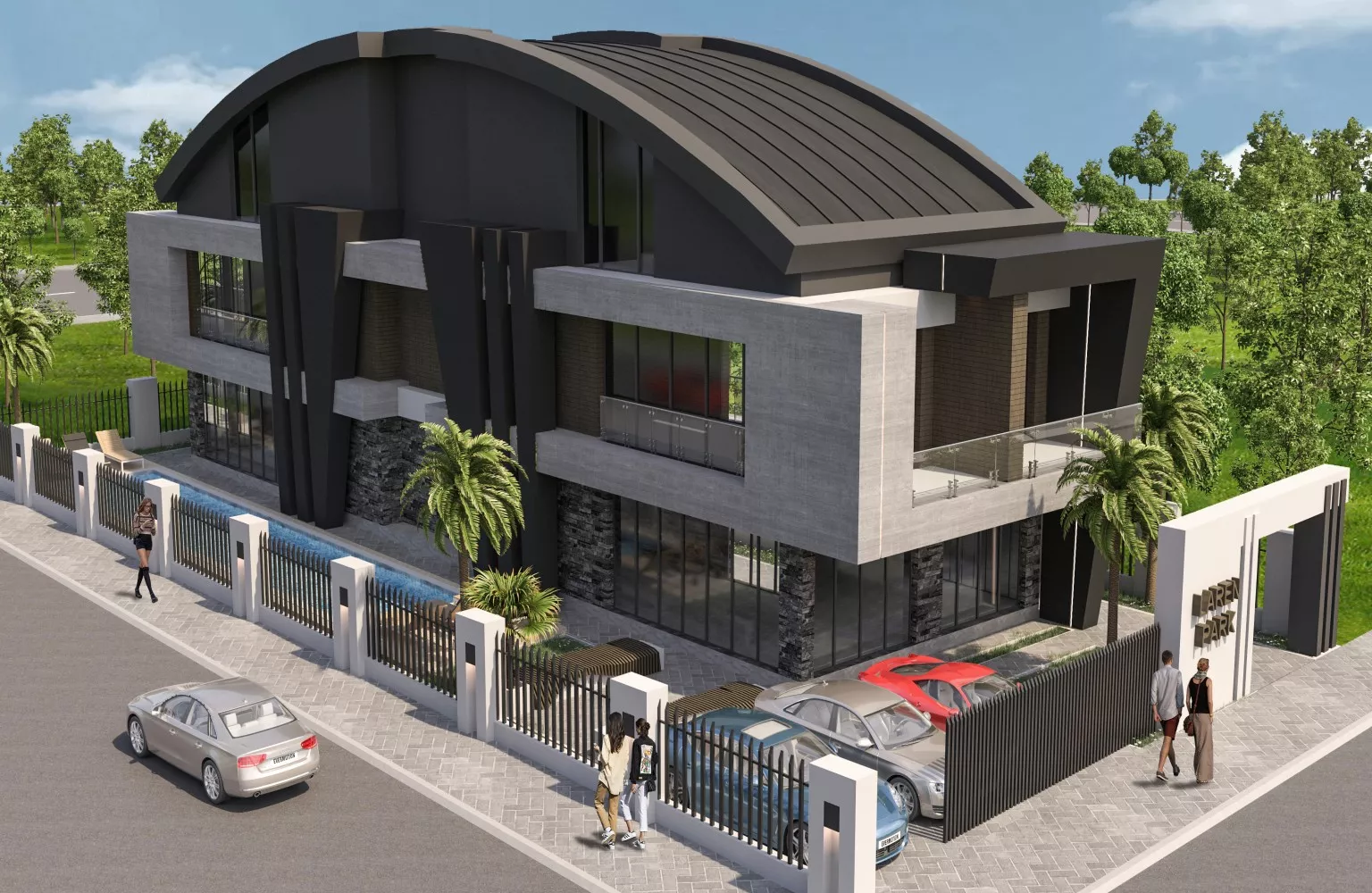 Antalya  Lara'da satılık 1+1 dubleks daireler