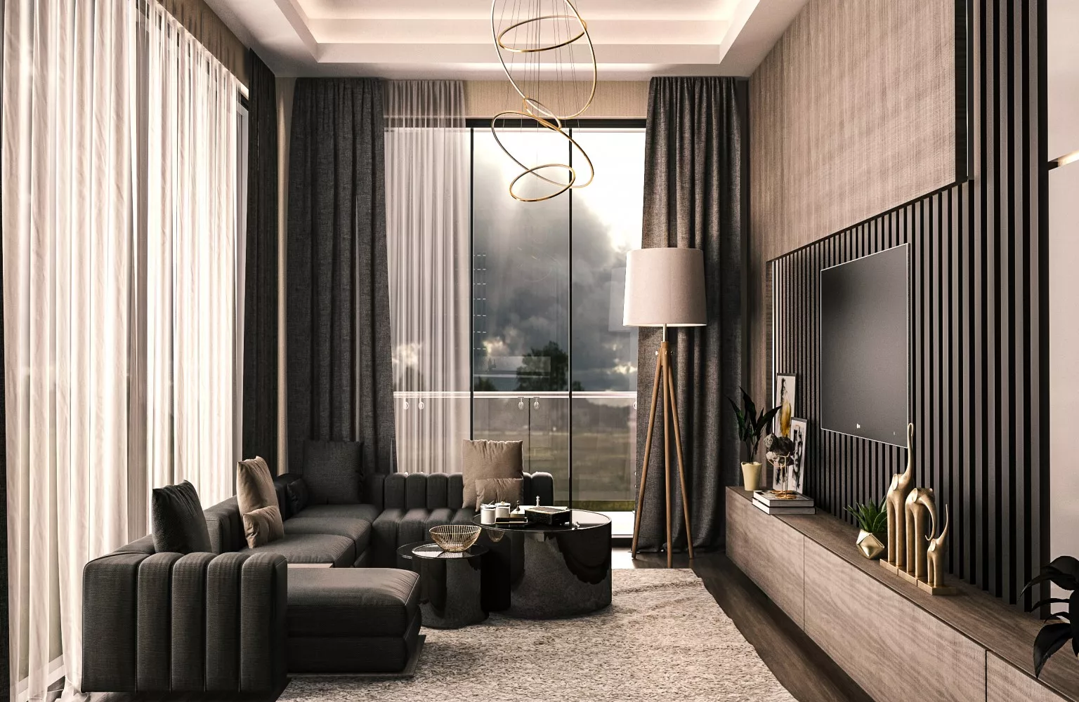 Antalya  Lara'da satılık 1+1 dubleks daireler