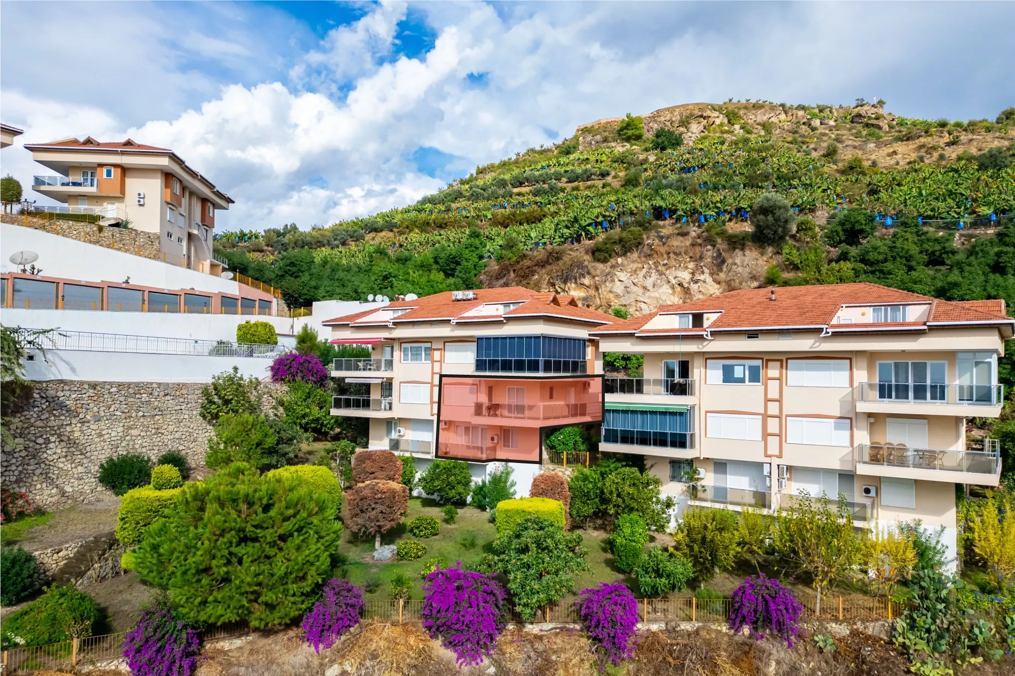 Satılık 3+2 Bahçe Dubleks – Alanya Kargıcak, Deniz Manzaralı