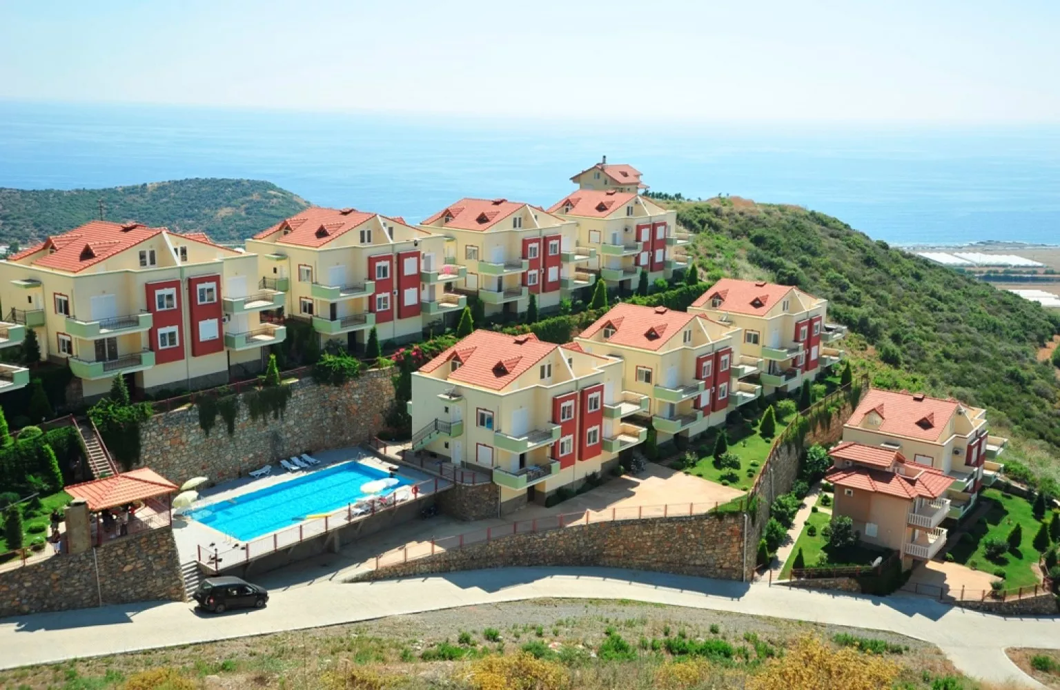 Wohnung mit Meerblick zum Verkauf in Gazipasa, Antalya.
