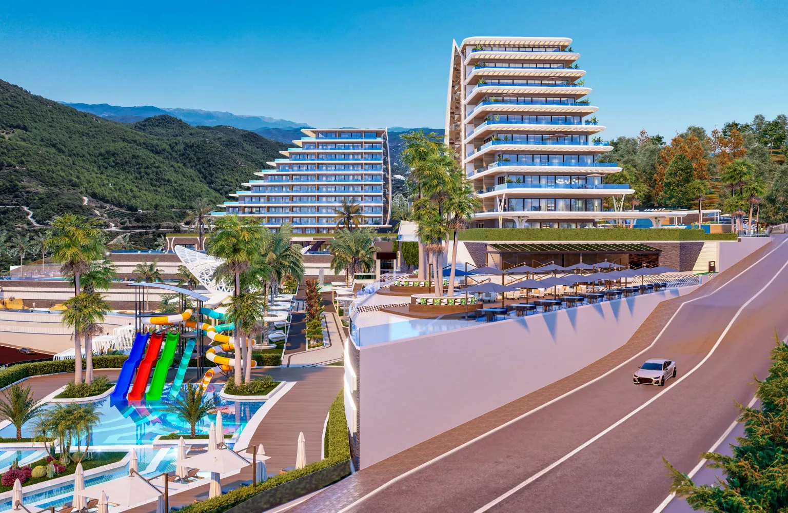 Ozdence Hill Luxury Residence премиум класса в Каргыджаке