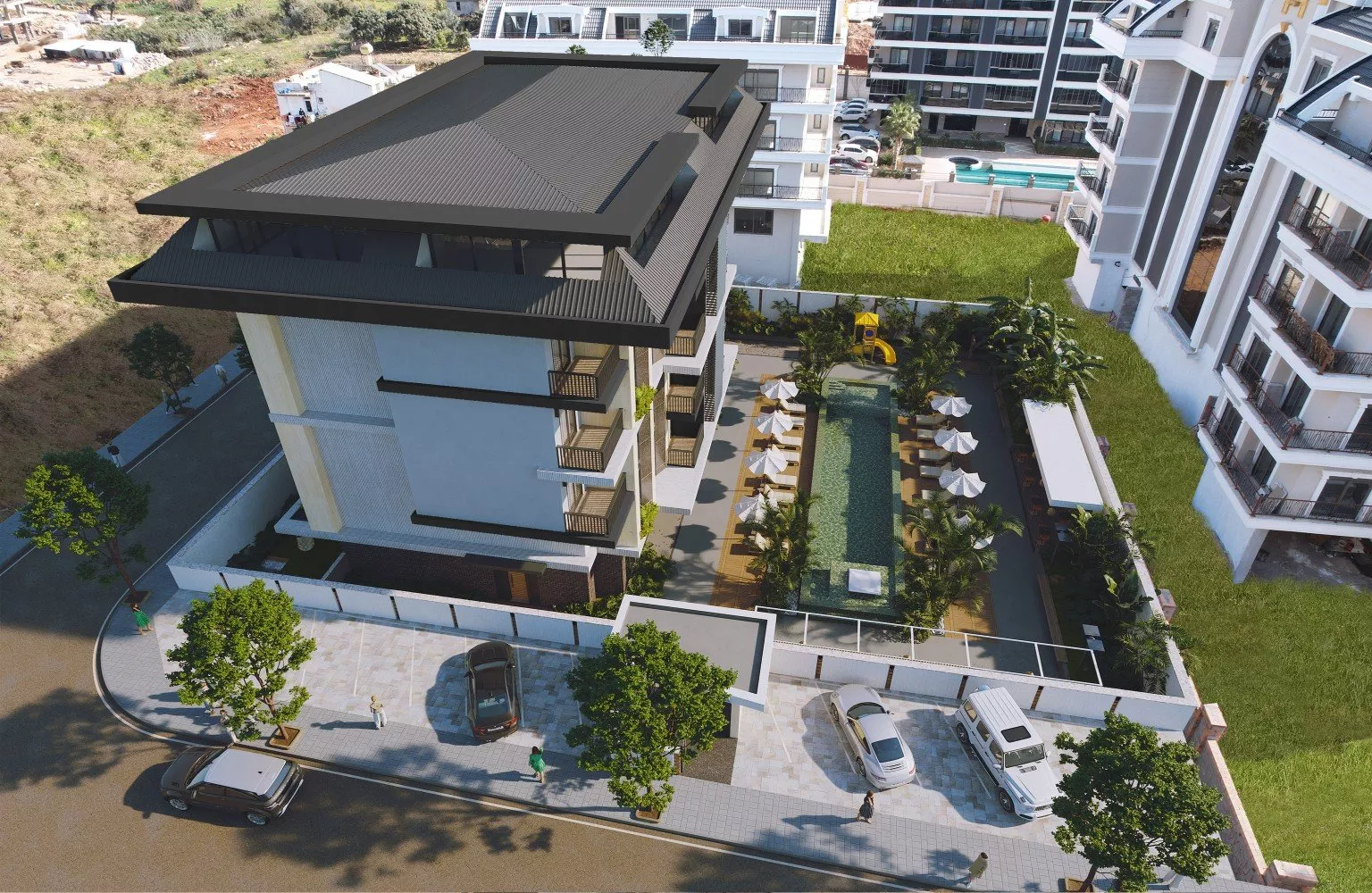 Oba, Alanya'da satılık daireler ve dubleksler.