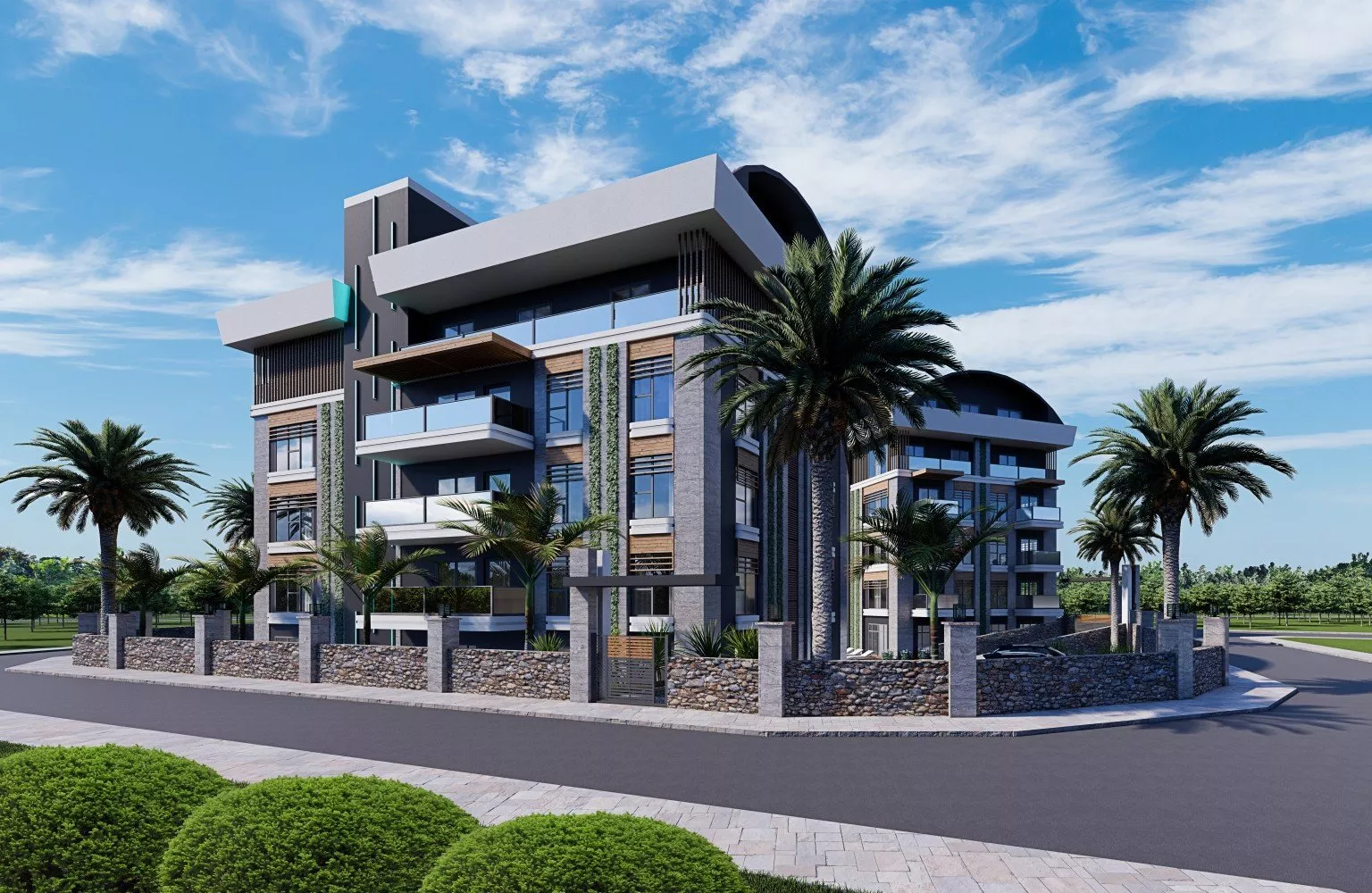 Alanya, Oba Mahallesinde satılık daireler.