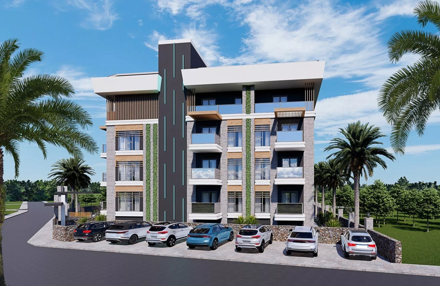 Alanya, Oba Mahallesinde satılık daireler.