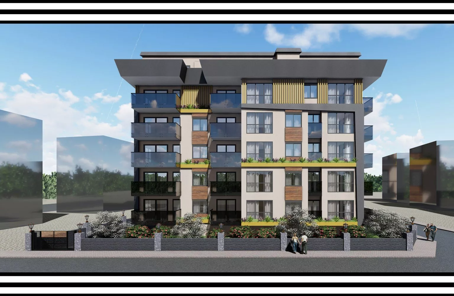 Alanya merkezde denize çok yakın satılık sıfır daireler.