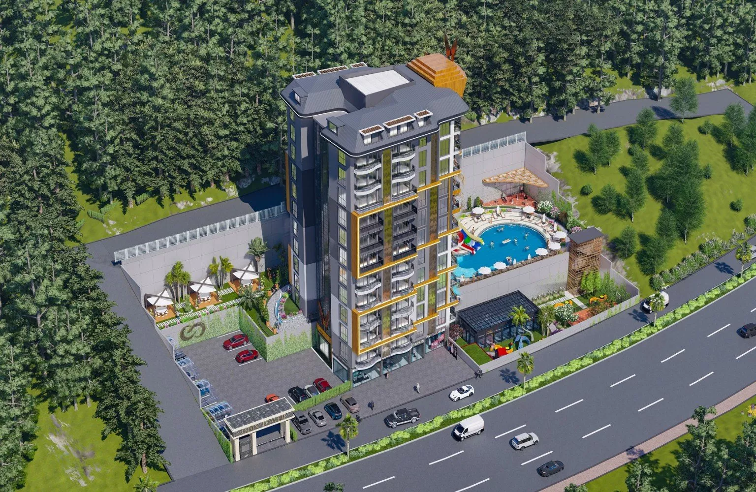 Yatırım fırsatı! Mahmutlar Alanya'da satılık yeni daireler.