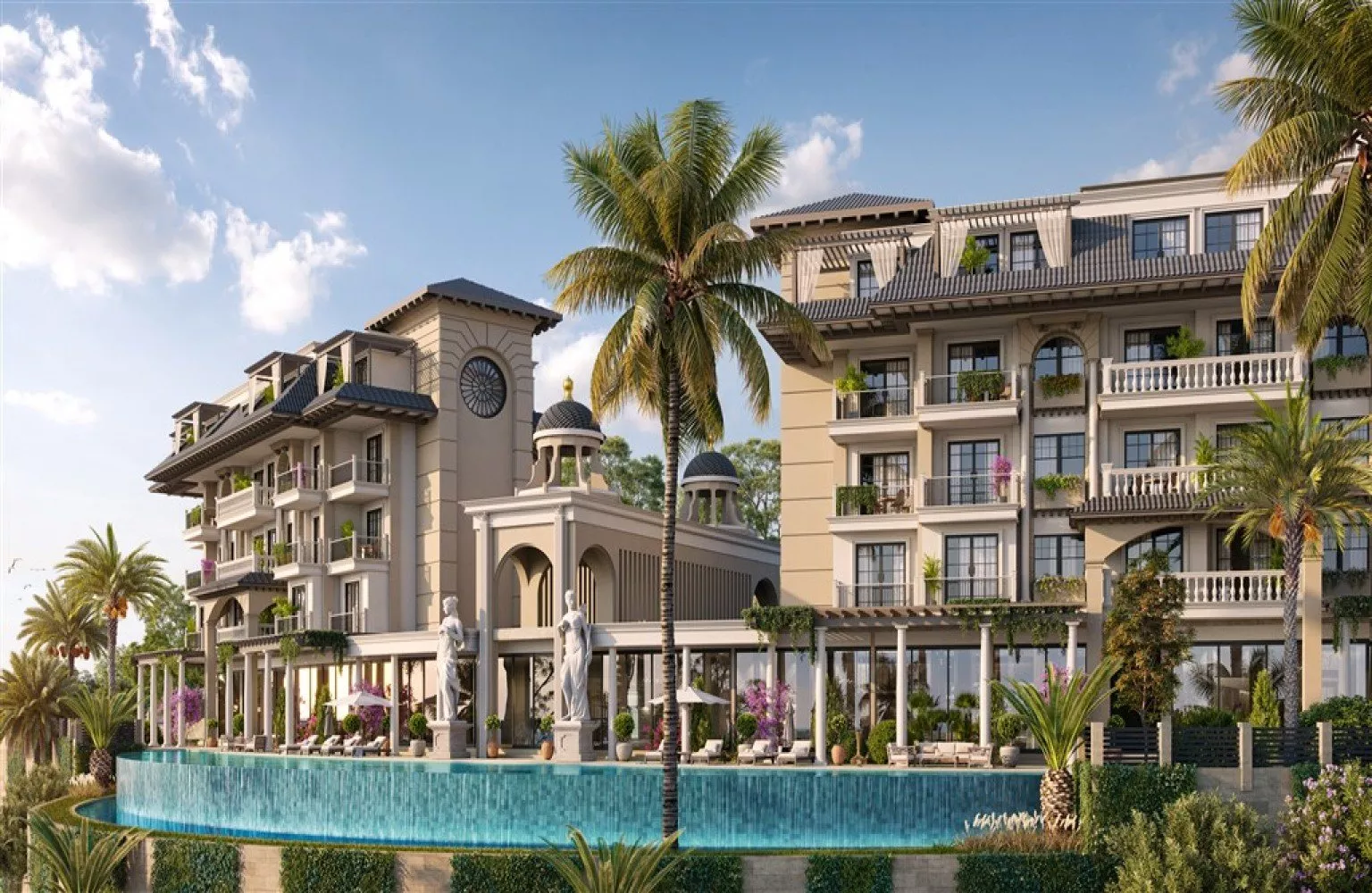 Kargıcak-Alanya'da satılık lüks villalar ve daireler.