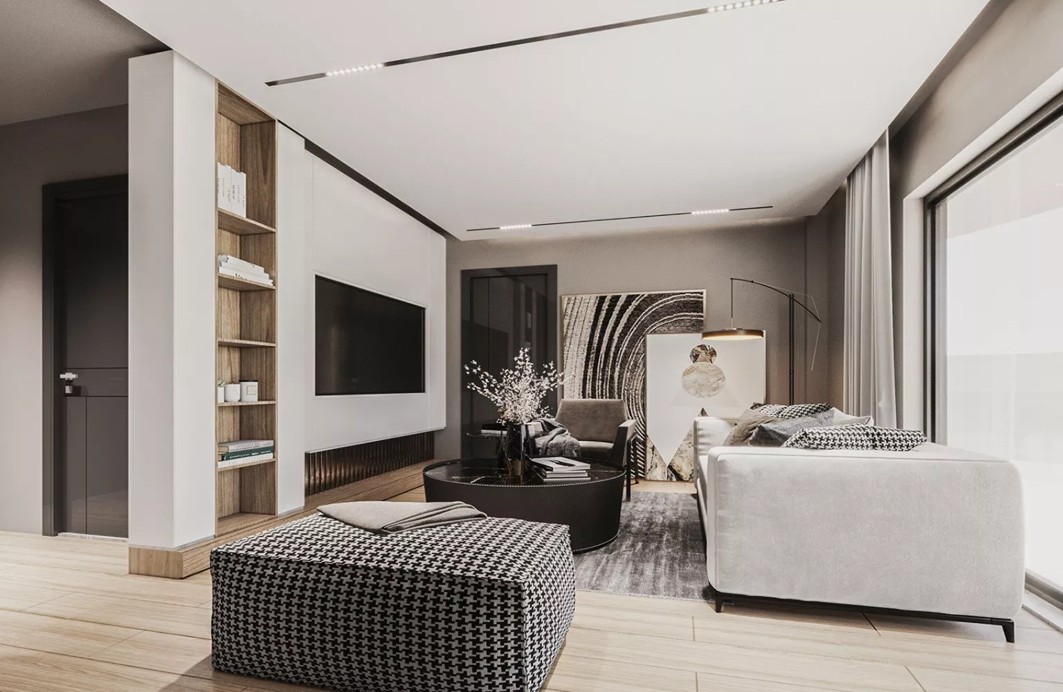 Antalya, Gazipaşa'da yeni konut binasında satılık daireler.