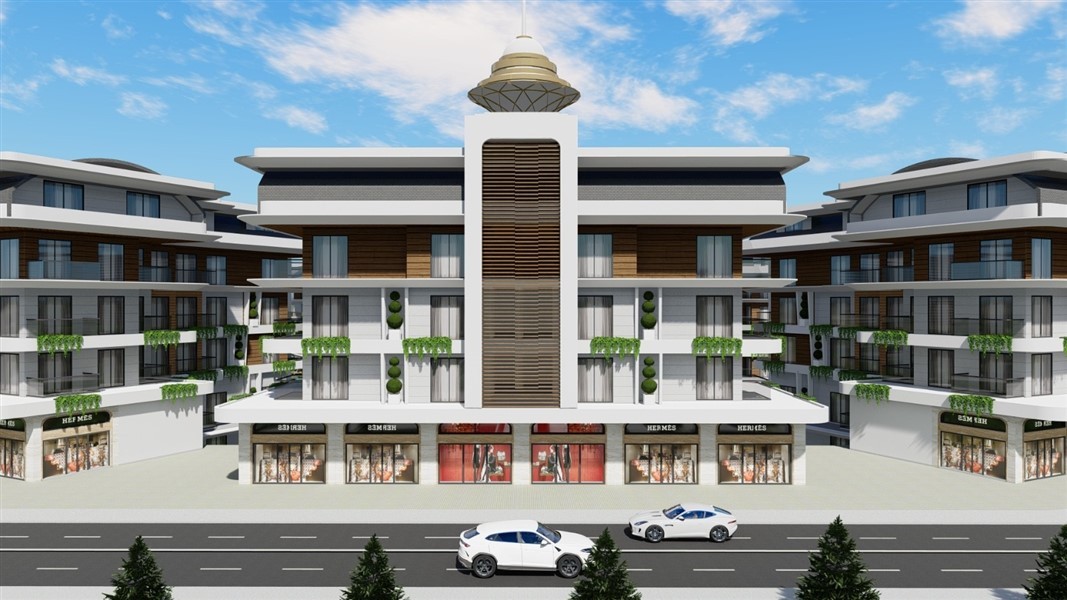 Luxuswohnungen zum Verkauf in Alanya Oba.