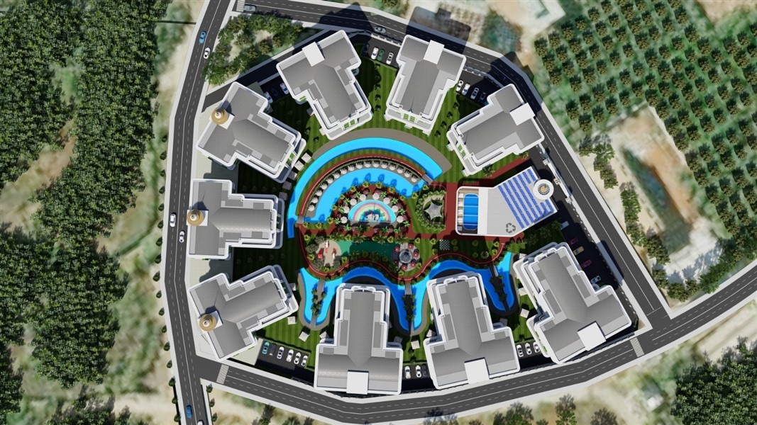 Luxuswohnungen zum Verkauf in Alanya Oba.