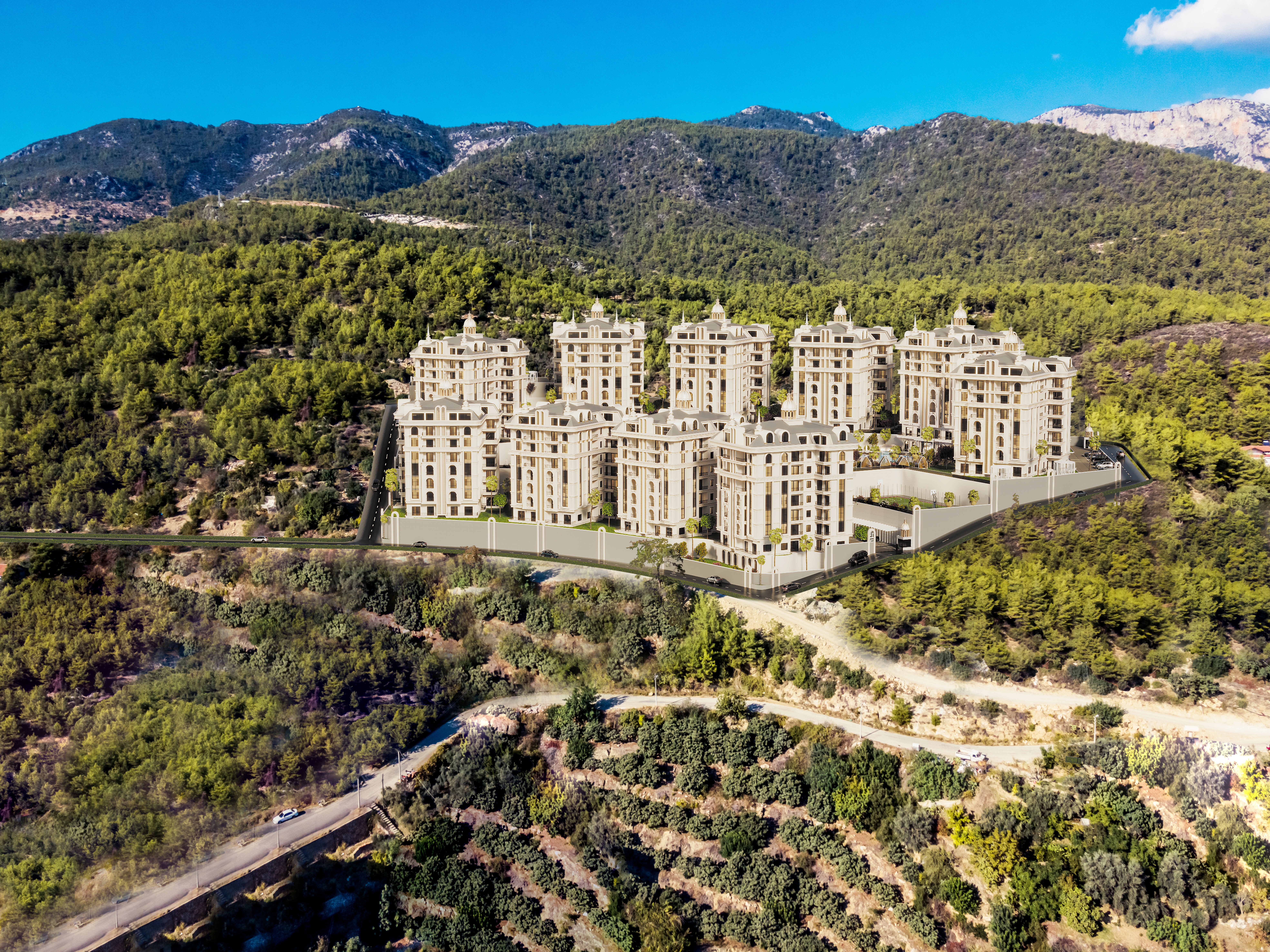 Meva City квартиры с беспроцентной рассрочкой в Алании.