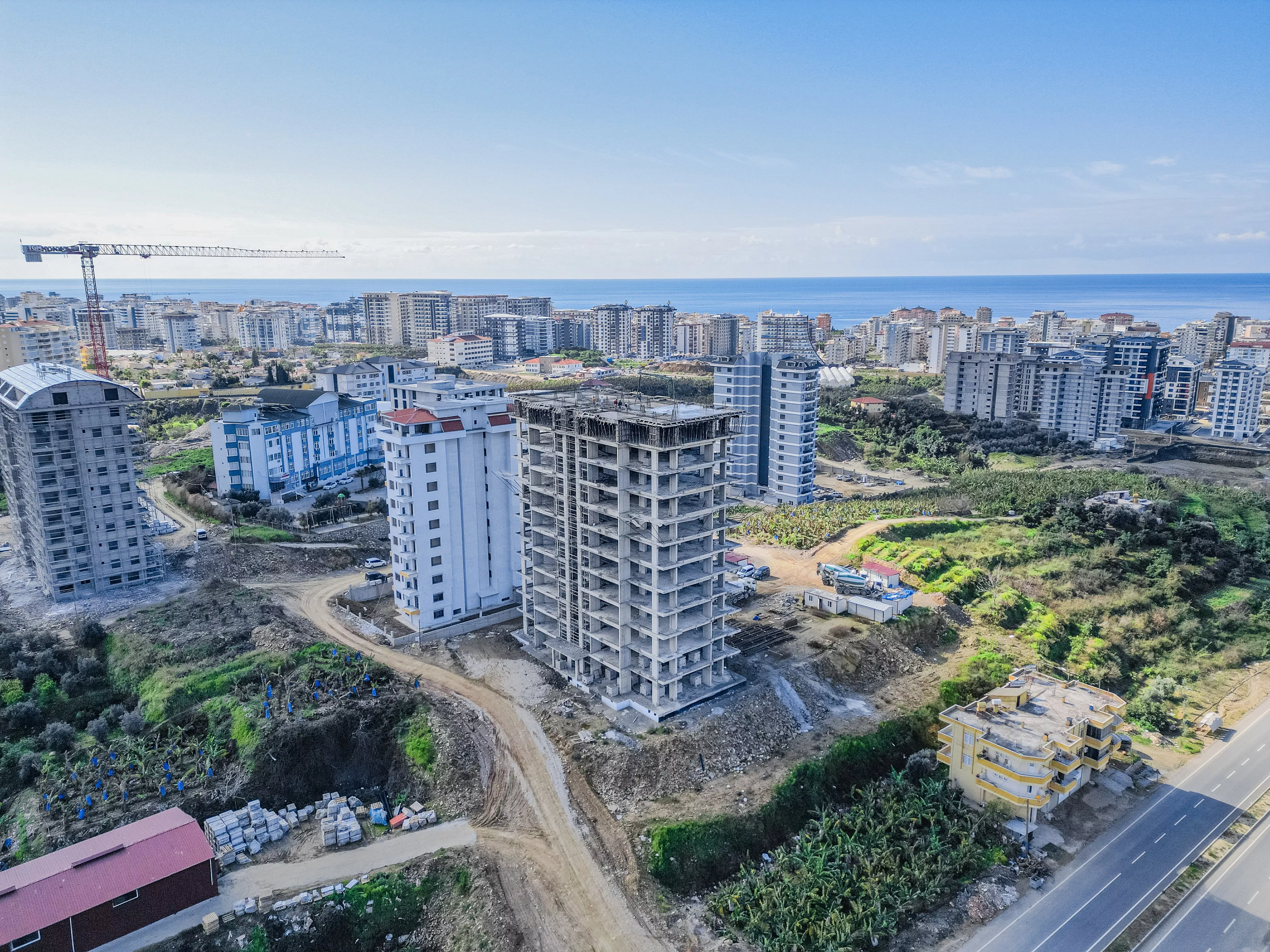 На продажу квартиры в комплексе Sunset Panorama Махмутлар.