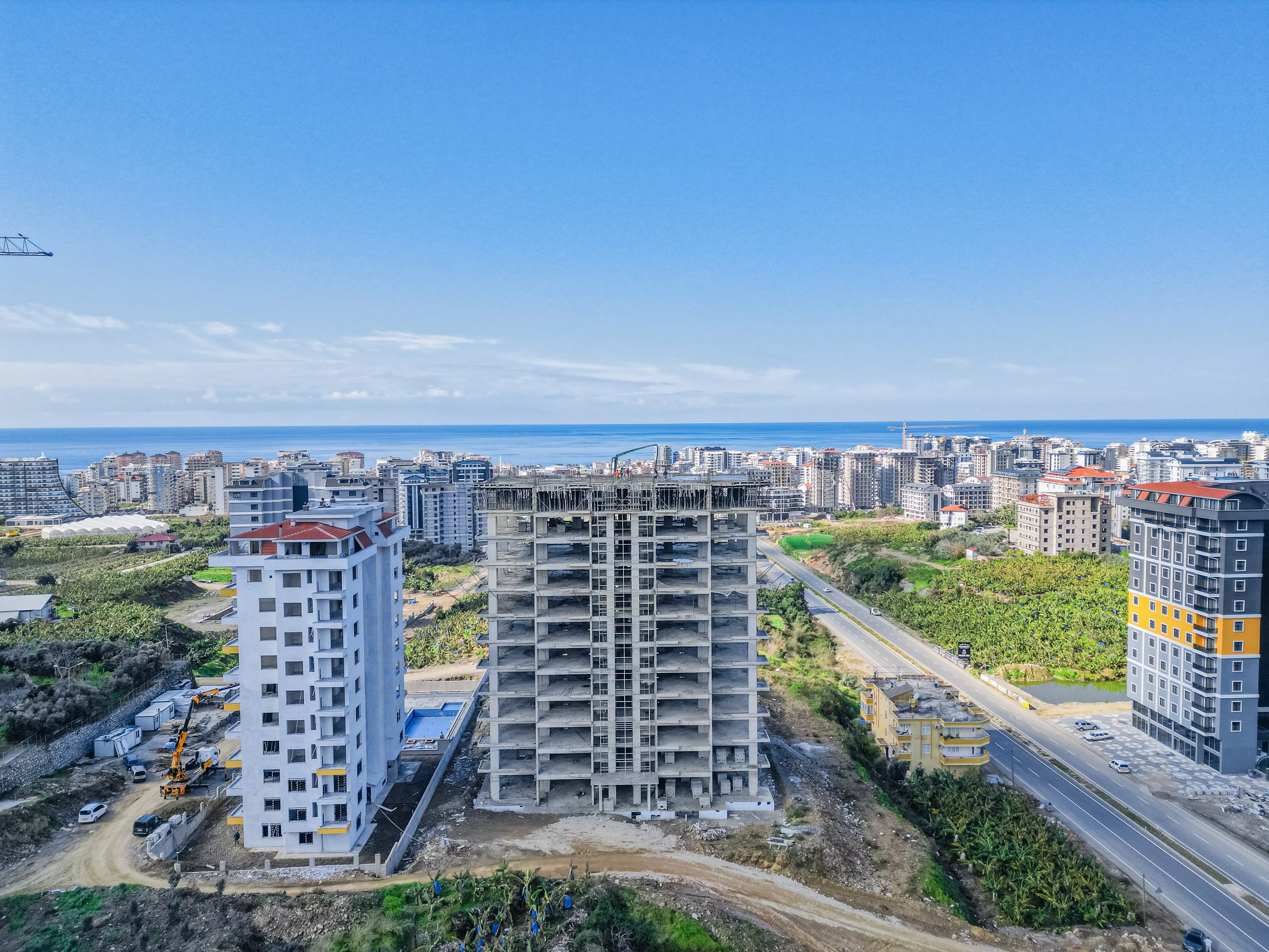 На продажу квартиры в комплексе Sunset Panorama Махмутлар.