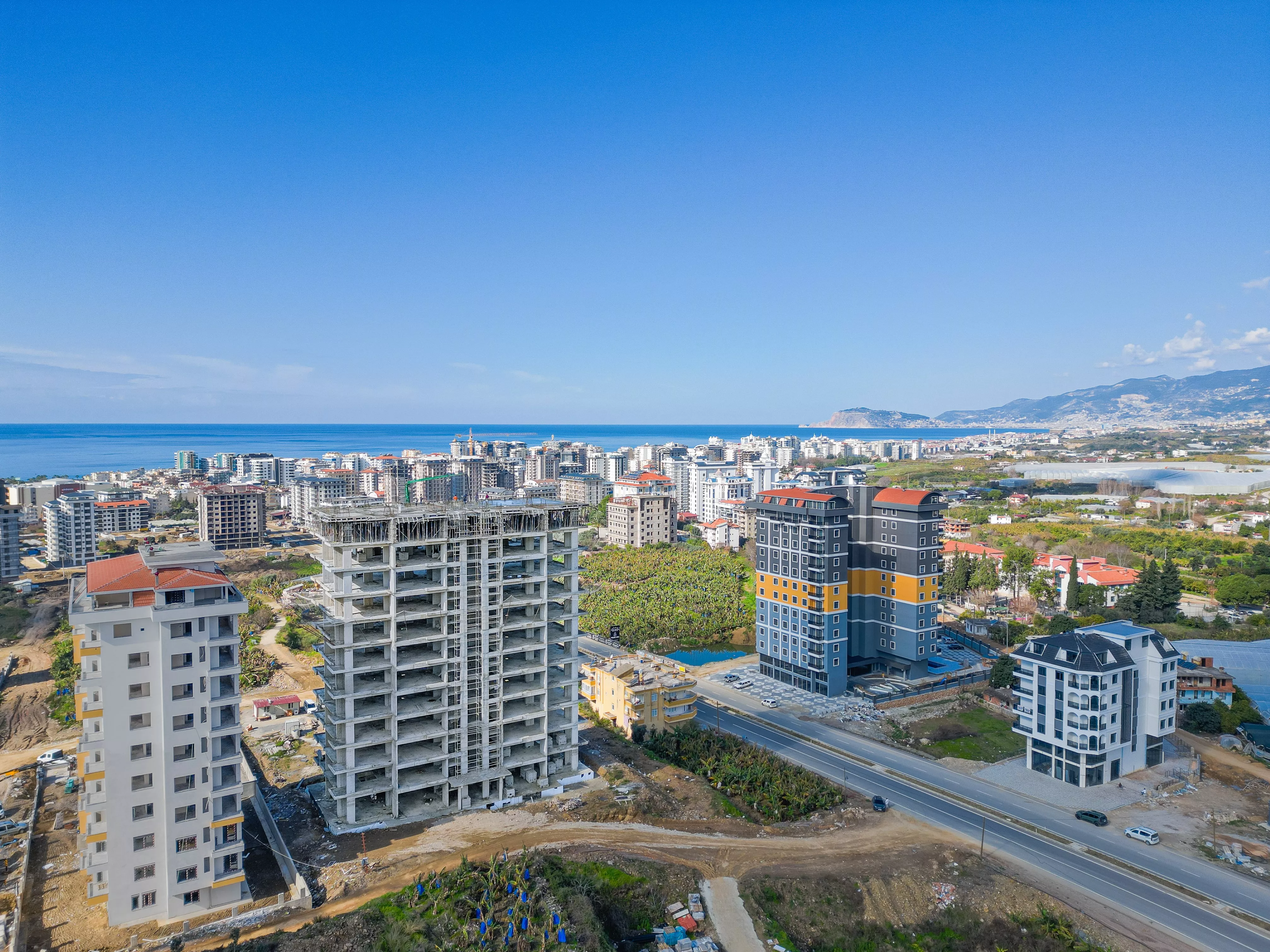 На продажу квартиры в комплексе Sunset Panorama Махмутлар.