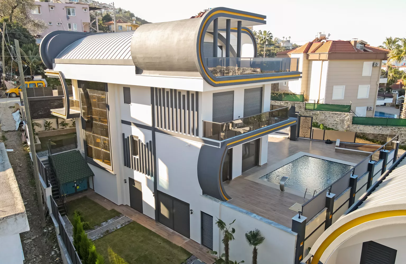 Luxusvilla in Alanya Kargicak mit Meerblick – 5+1, 515 m²