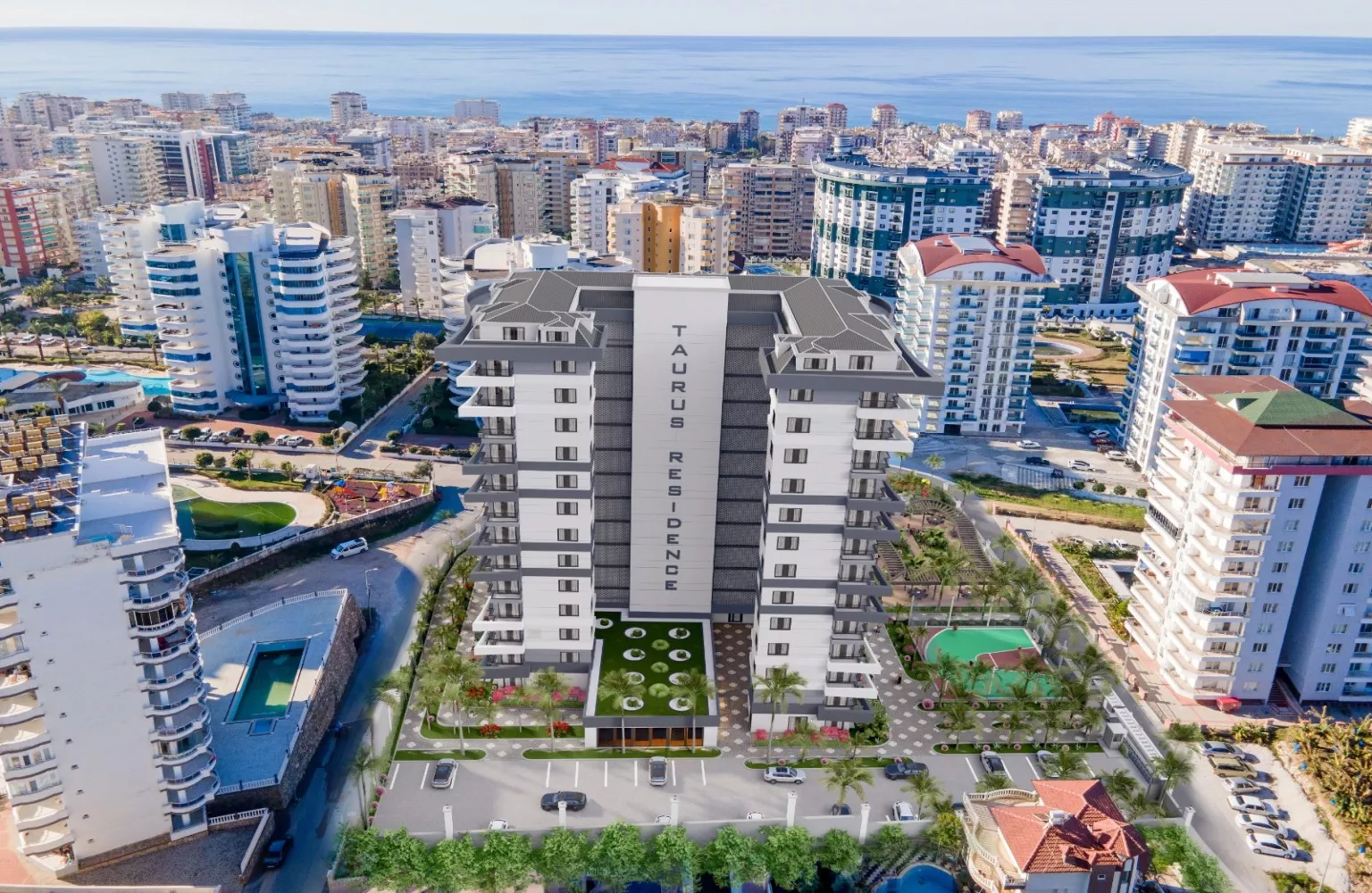 Alanya Mahmutlar'da Lüks Konut Sitesinde Satılık Daireler