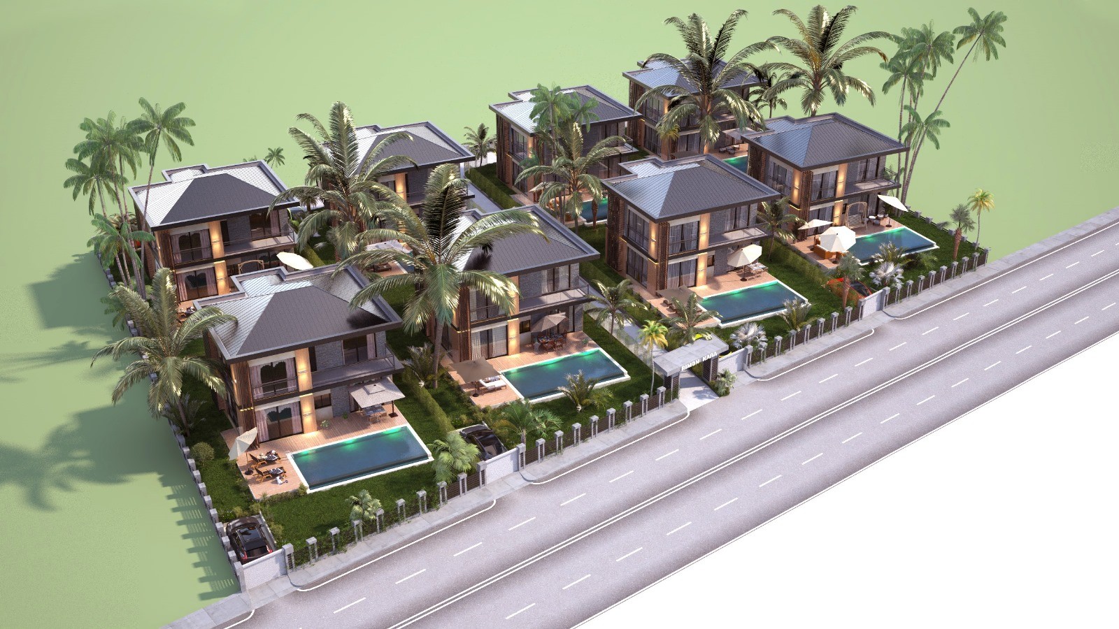 Satılık Belek’te Özel Havuzlu Modern 3+1 Villalar