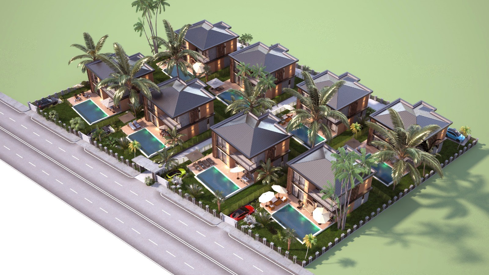 Satılık Belek’te Özel Havuzlu Modern 3+1 Villalar