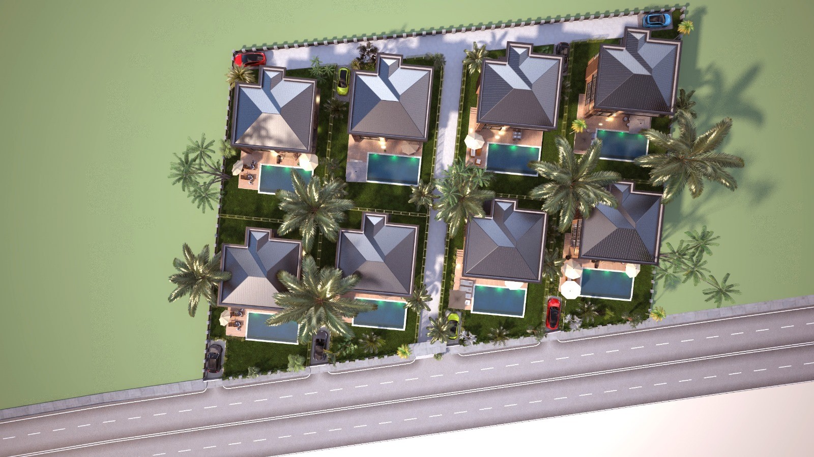 Satılık Belek’te Özel Havuzlu Modern 3+1 Villalar