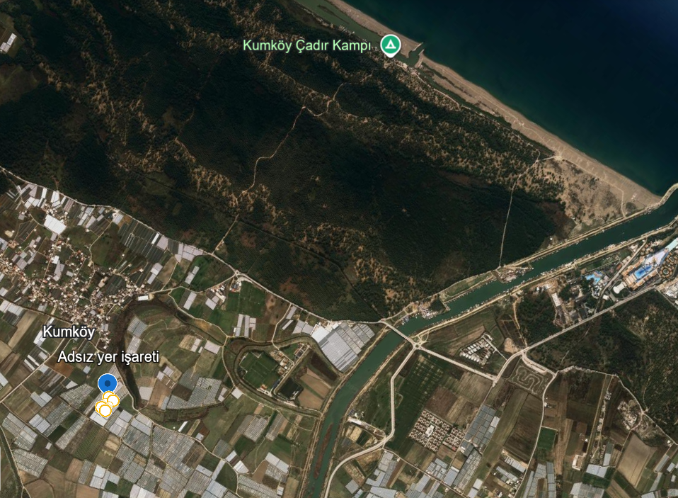 أرض استثمارية للبيع بمساحة ٣٤٢٠ م² في أنطاليا منطقة كومكوي