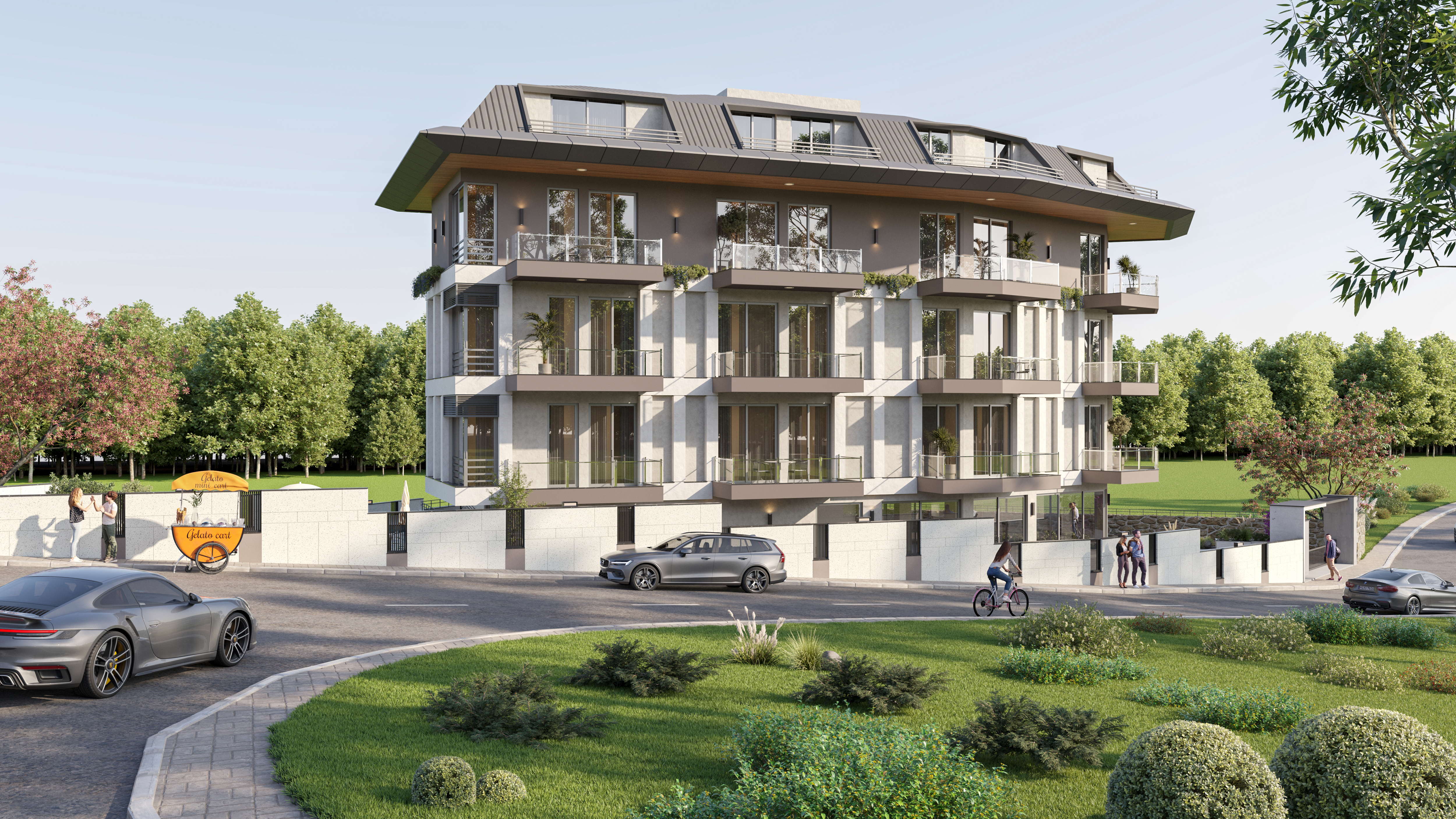 Alanya Sarayda Satılık 1+1 2+1 3+1 Projeden Daireler