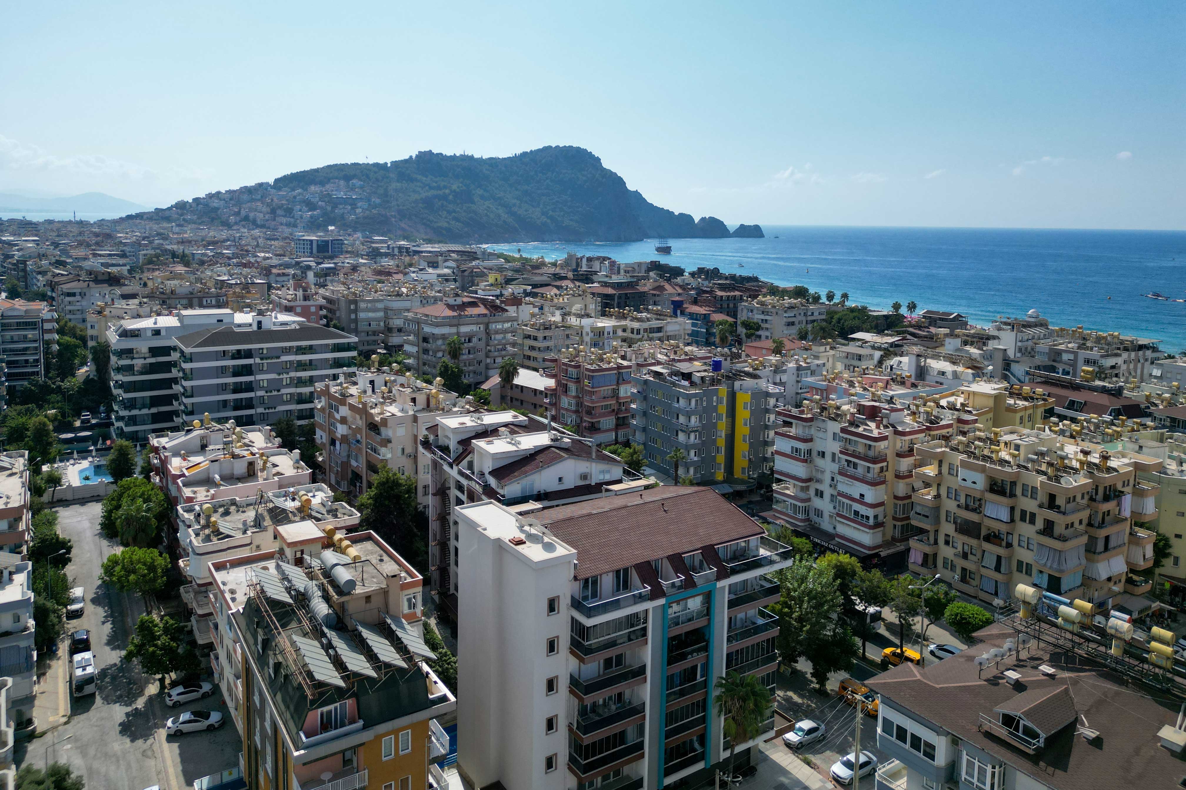 Möblierte 2+1 Wohnung in Alanya Zentrum zum Verkauf