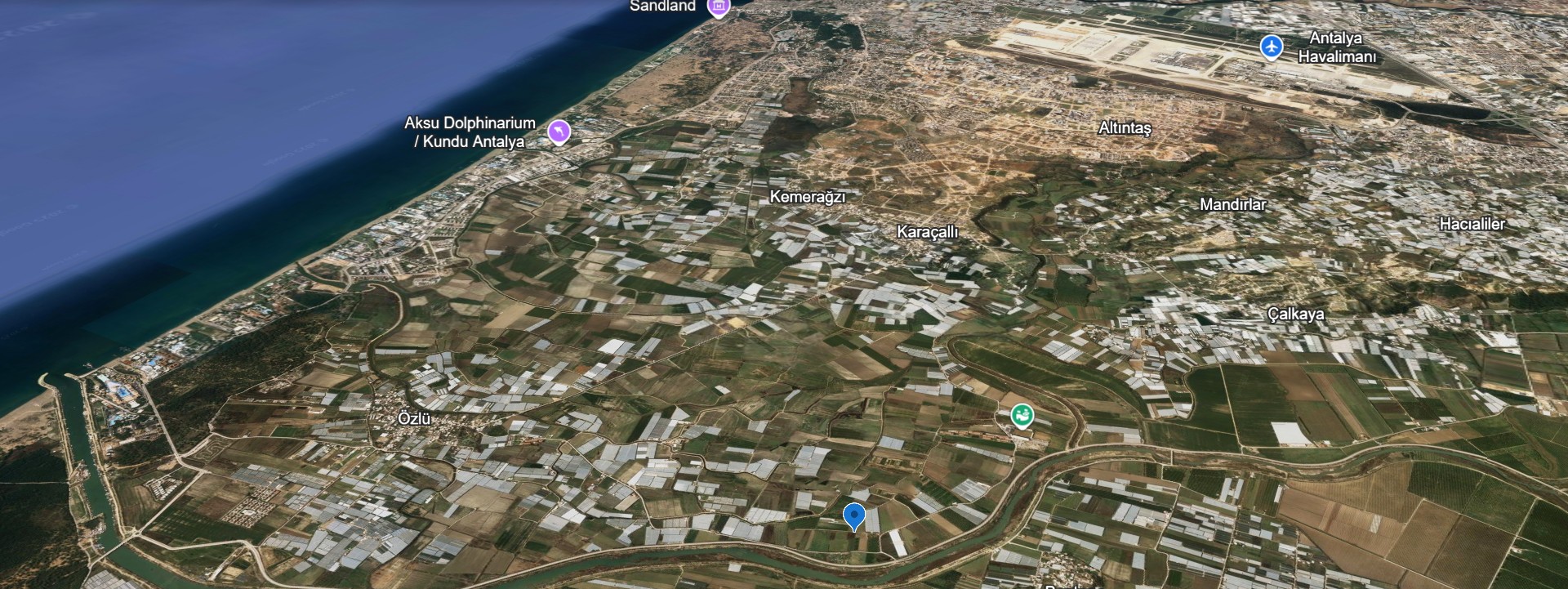 Antalya Aksu’da 1844 m² Satılık Yatırım Tarlası