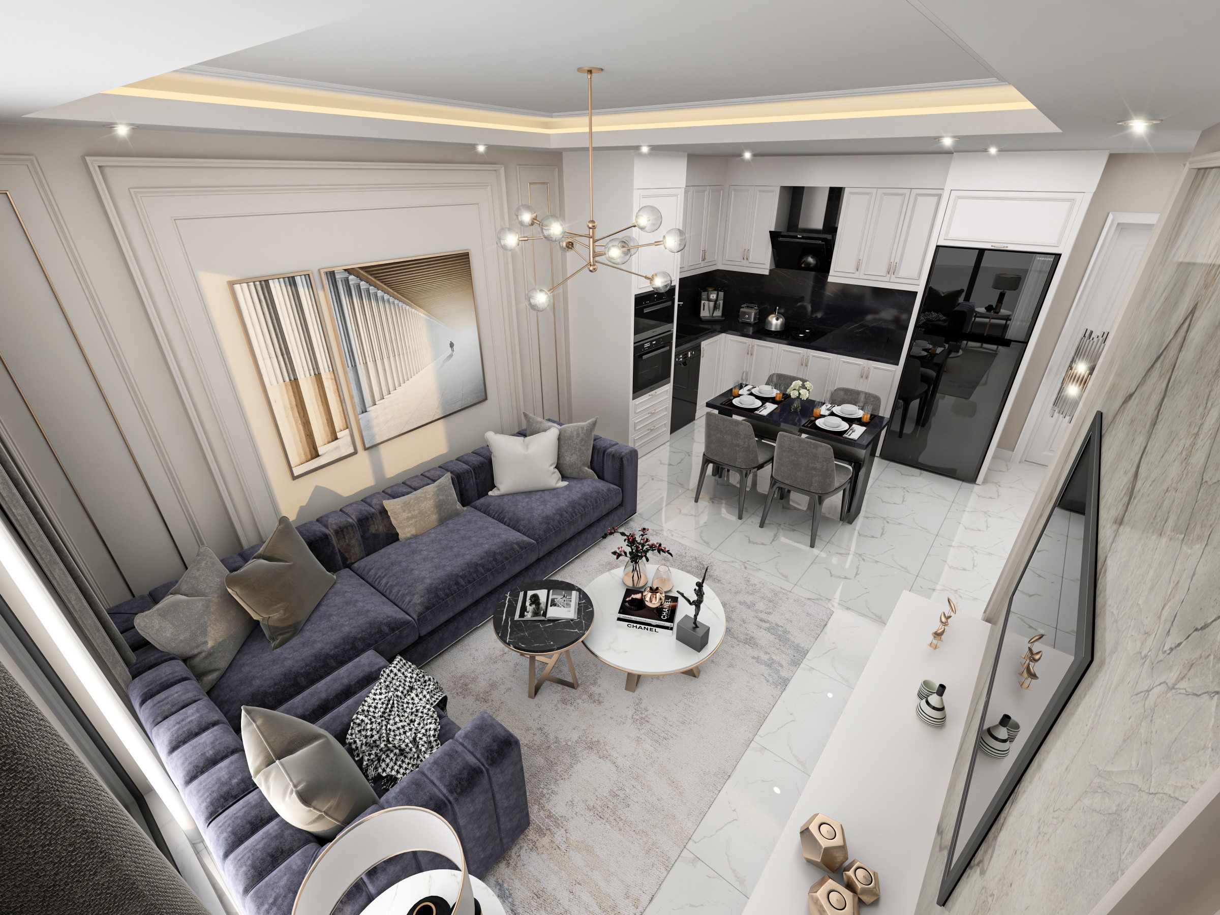 Alanya Mahmutlar Odin Tower’da Satılık 2+1 Daire