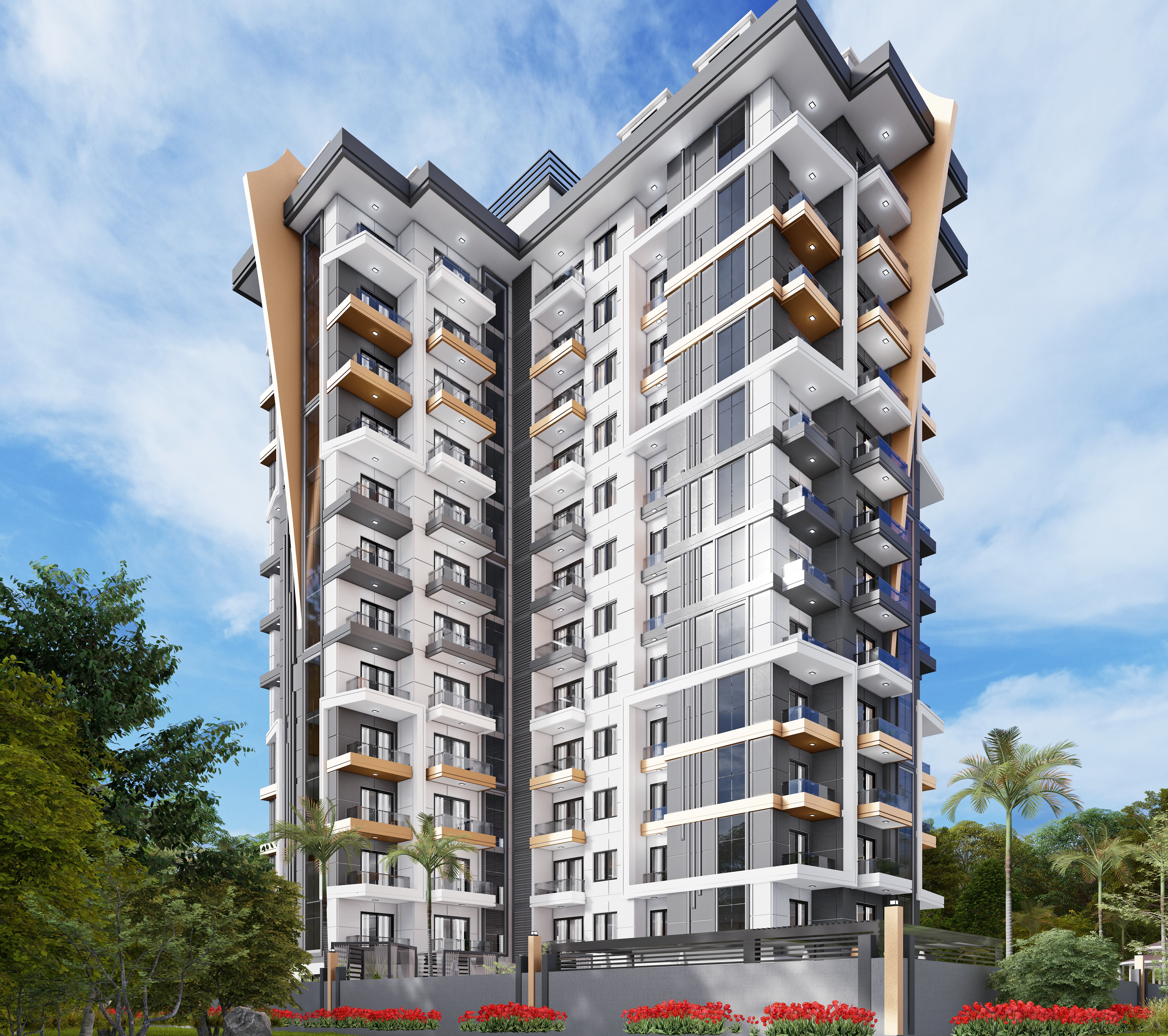 Satılık 1+1 Daire, Alanya Mahmutlar’da Havuz ve Spa Olanaklı