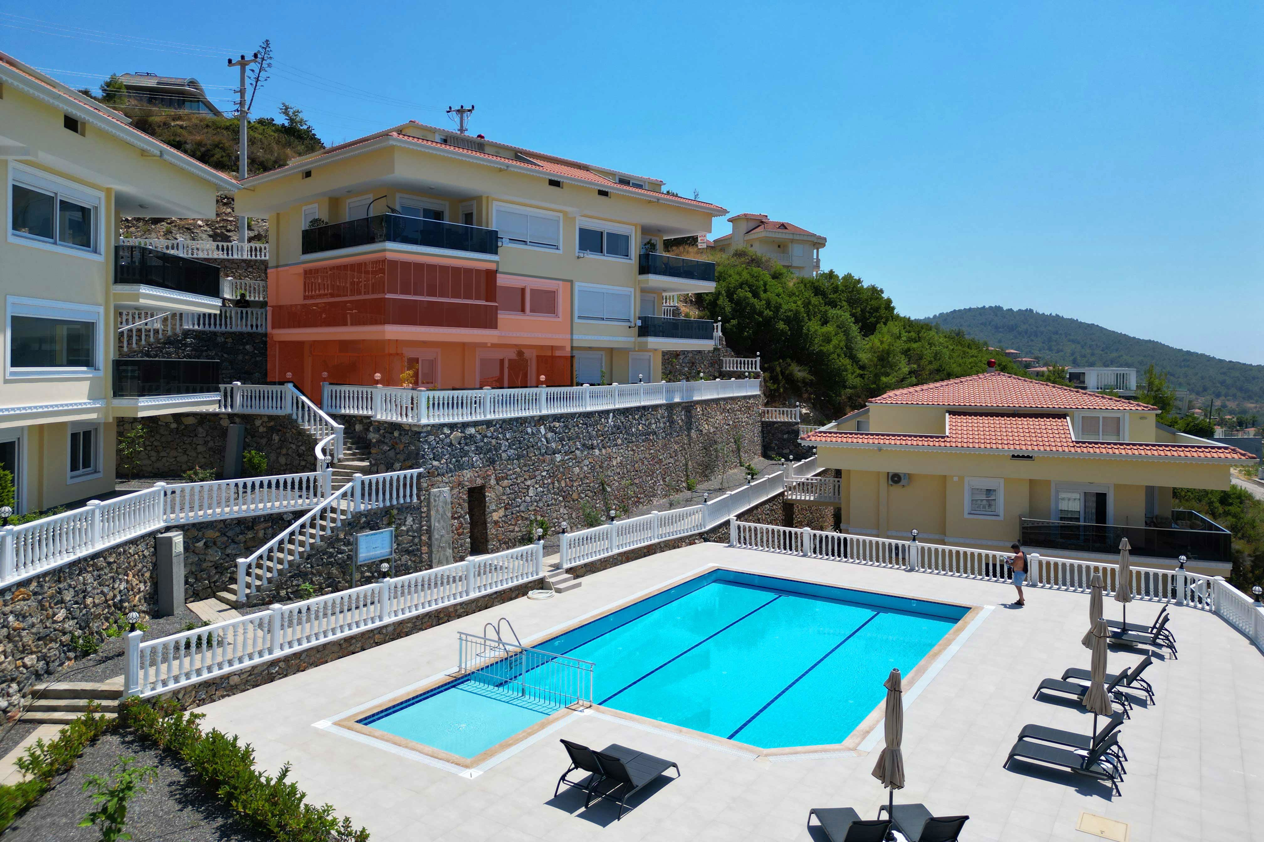 Sea View Apartment for Sale in Kargıcak, Alanya