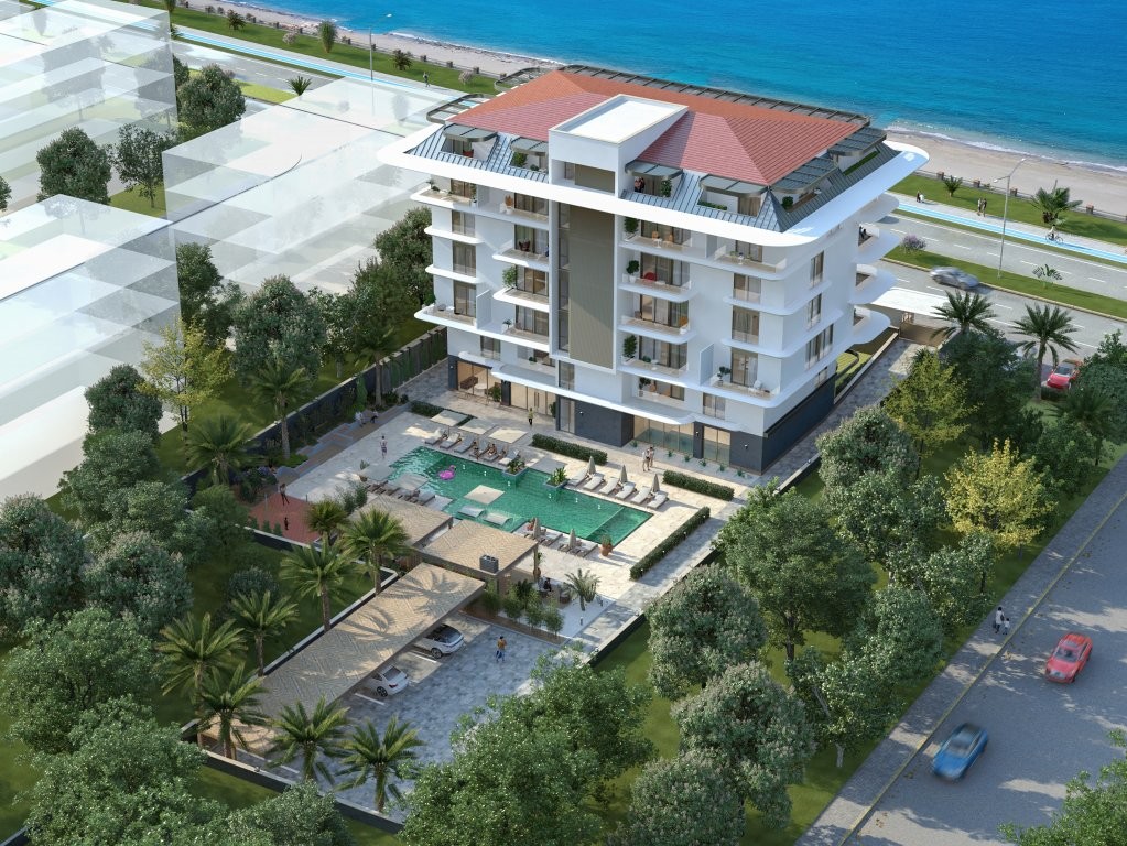 Alanya Kestel de satılık 1+1 ferah manzaralı sıfır daire
