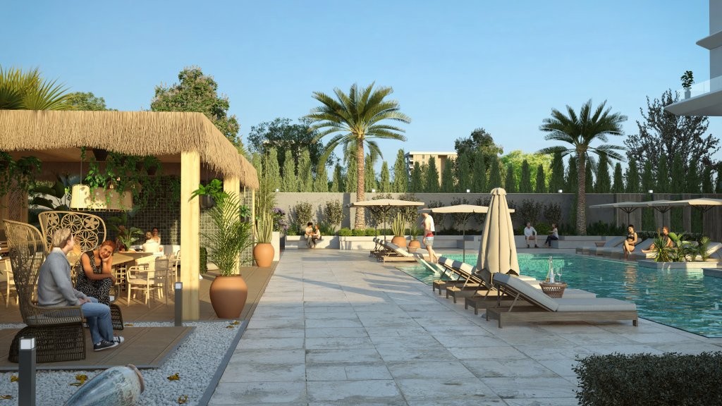 Alanya Kestel de satılık 1+1 ferah manzaralı sıfır daire