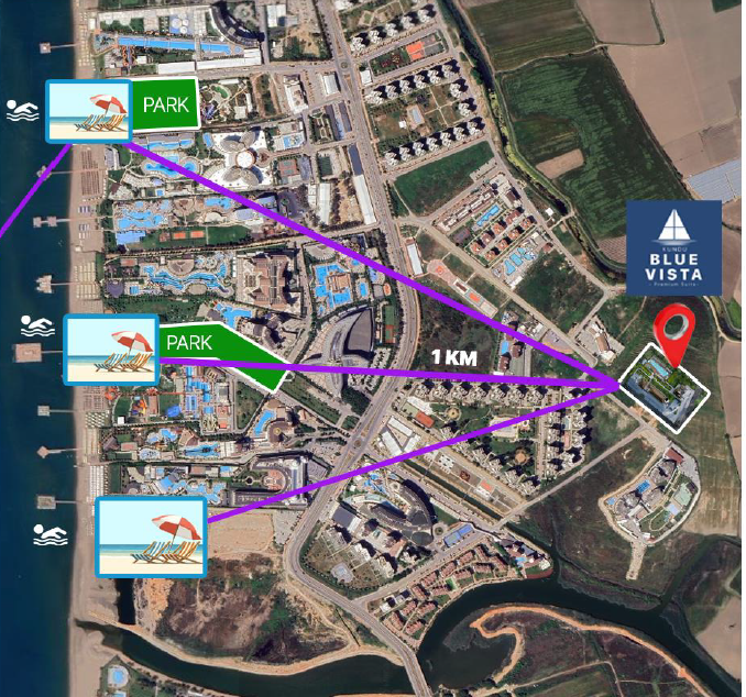 Продажа роскошных квартир в Кунду, Анталия проект Blue Vista