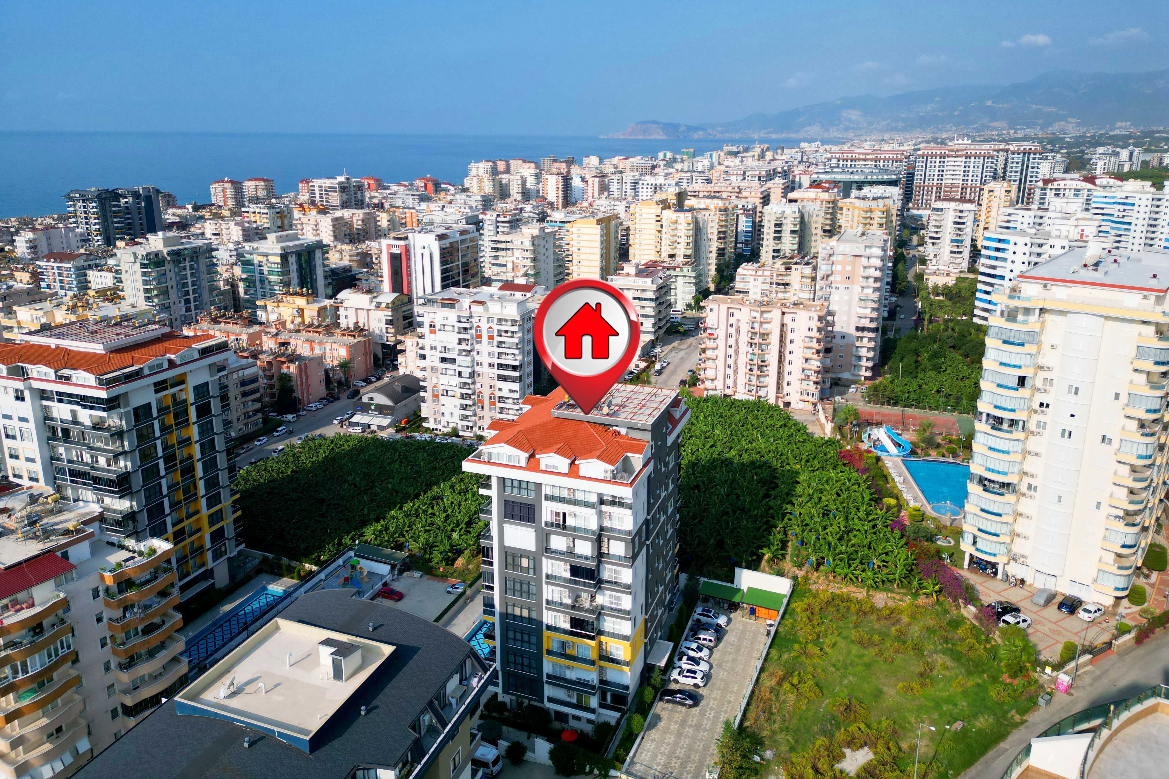 Mahmutlar’da Satılık Full Eşyalı 3+1 Lüks Daire