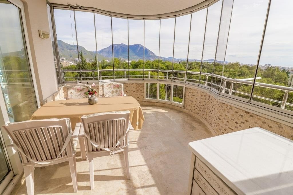 Квартира 2+1 с панорамным видом на море в Алании, Джикджилли