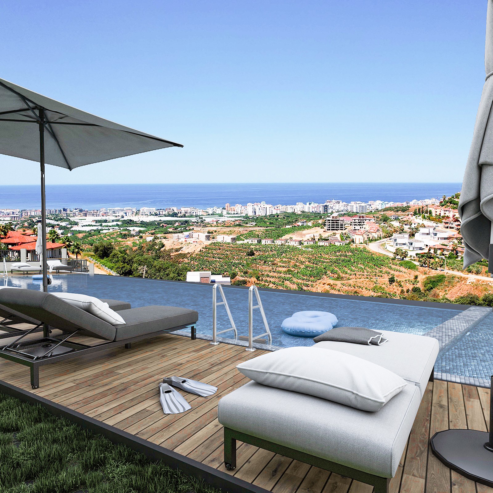 Moderne Wohnungen in Alanya Kargıcak zum Verkauf