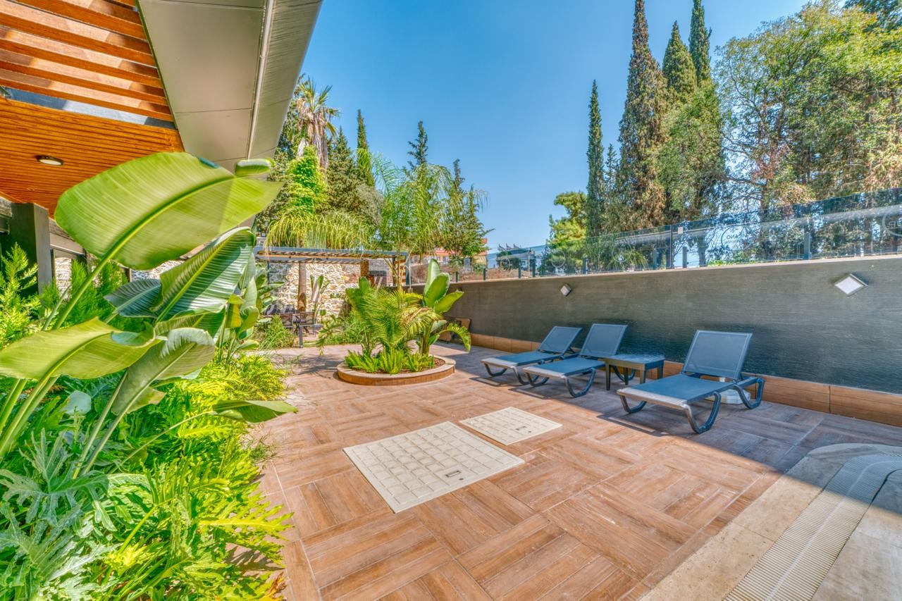 Продаётся  меблированная квартира 1+1 в Аланье, Хасбахче