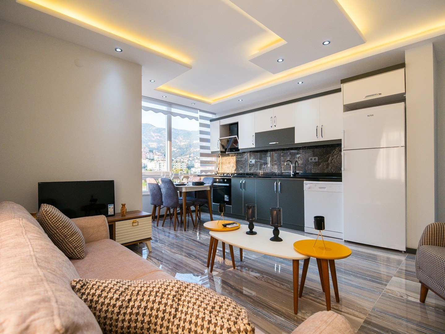 Furnished 1+1 Apartment for Sale in Alanya Center