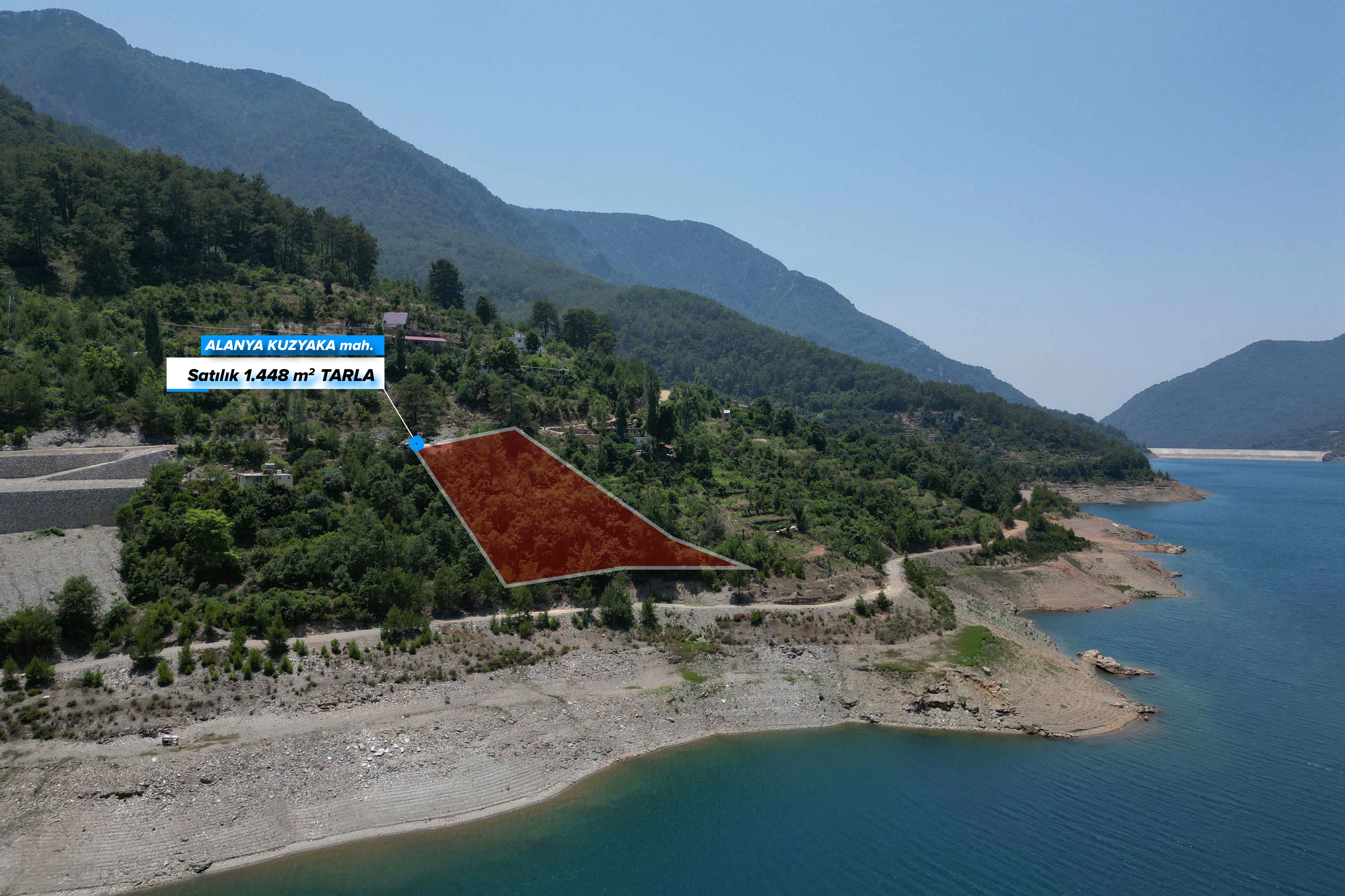 Продаётся земельный участок 1447 м² в Кузъяка, Аланья