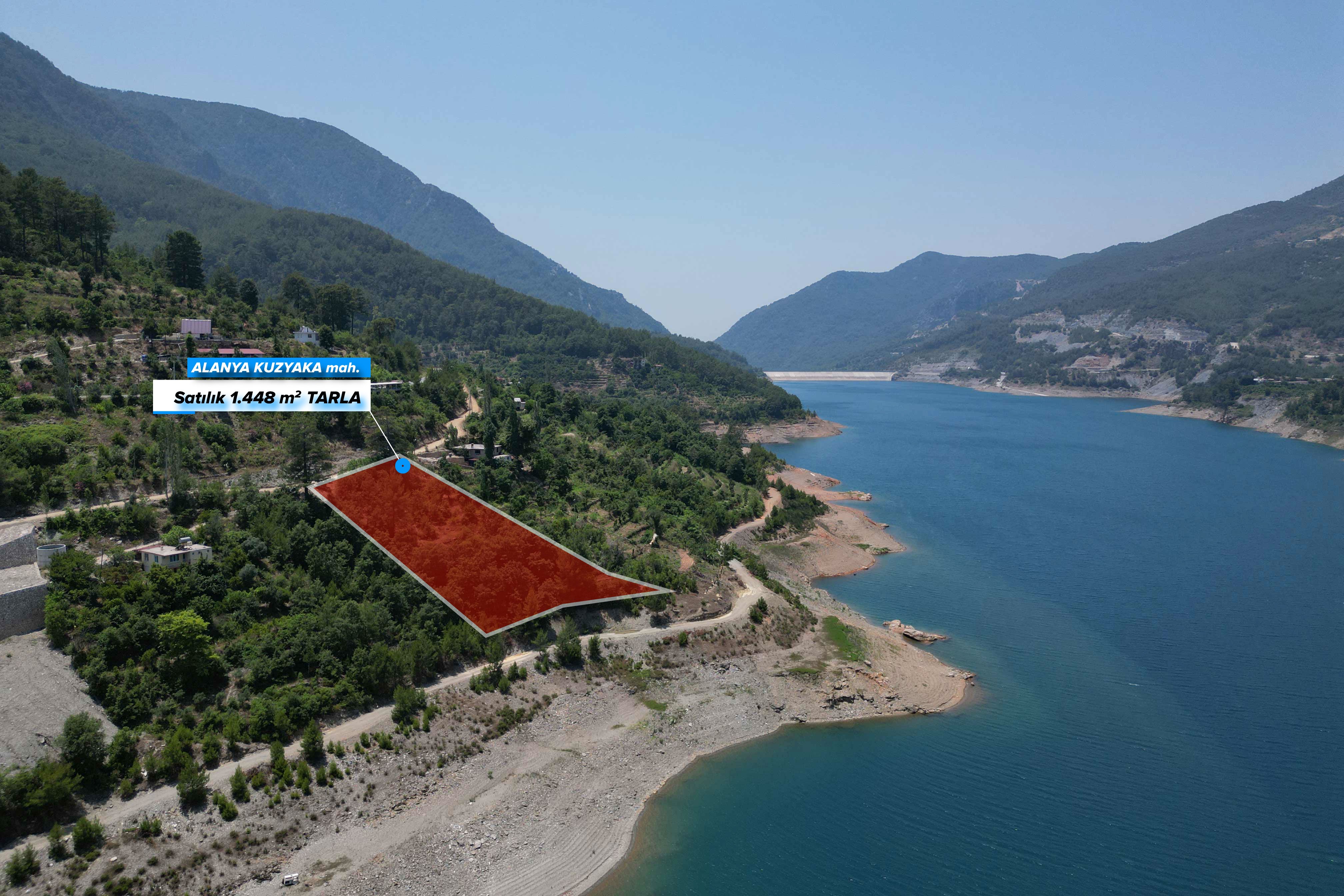 Продаётся земельный участок 1447 м² в Кузъяка, Аланья