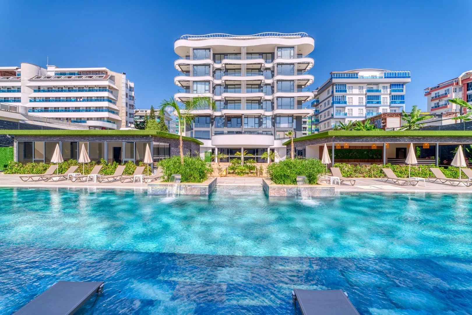 Меблированная квартира 2+1 с видом на море Алания, Каргыджак