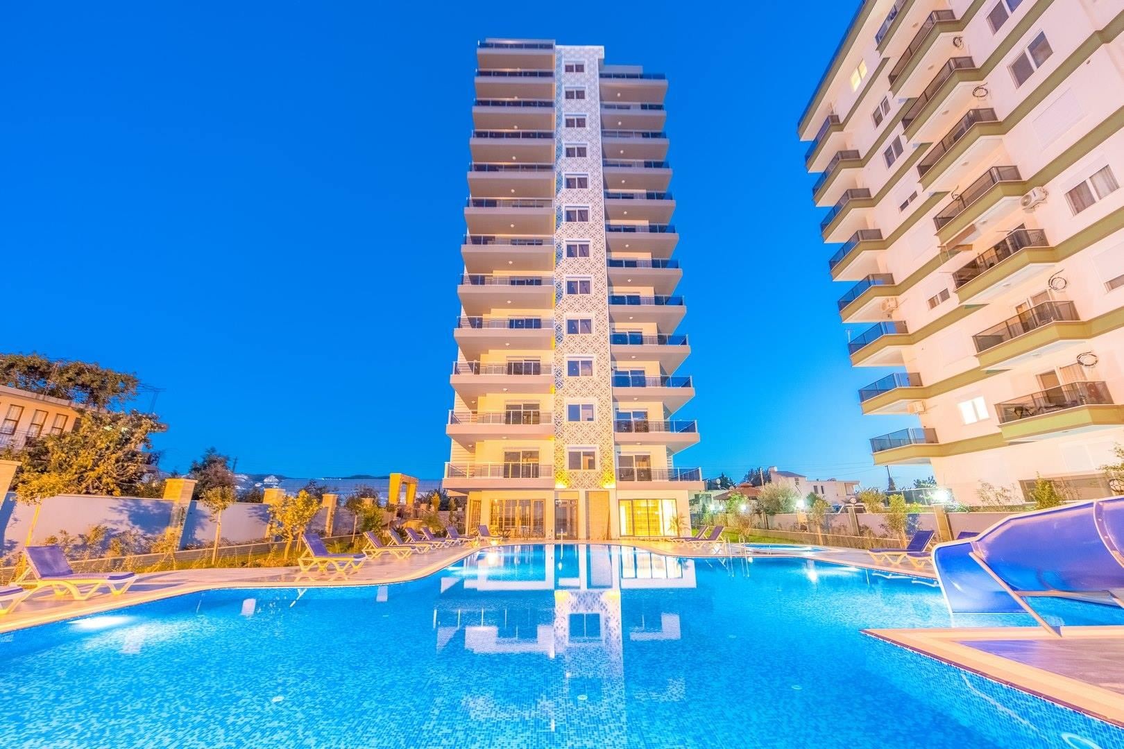 Moderne 1+1 Wohnung in Mahmutlar – Möbliert & Strandnah