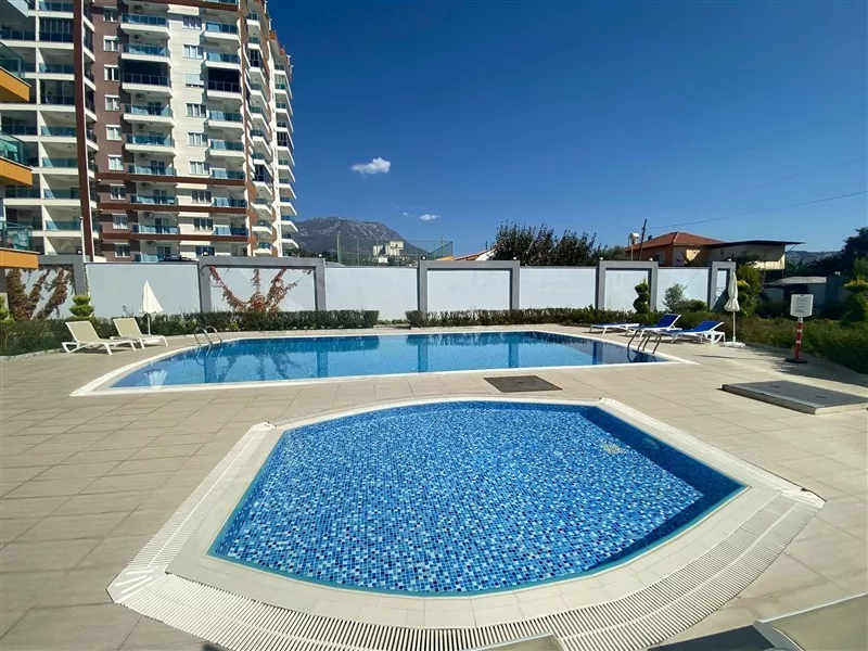 Moderne 1+1 Wohnung in Mahmutlar zum Verkauf